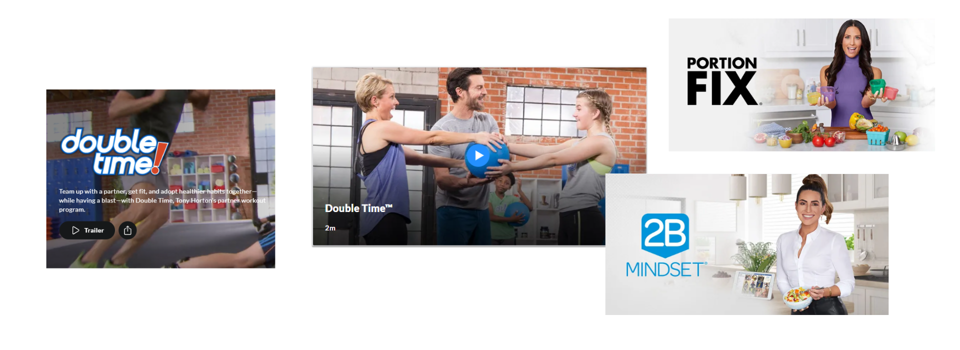 Double Time from Beach Body is a Fitness program a lot of homeschoolers use as it encourages family participation with moms and dads getting involved as well as kids!