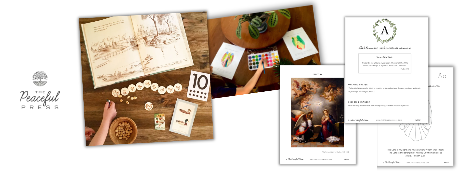 peaceful press prek homeschool curriculum