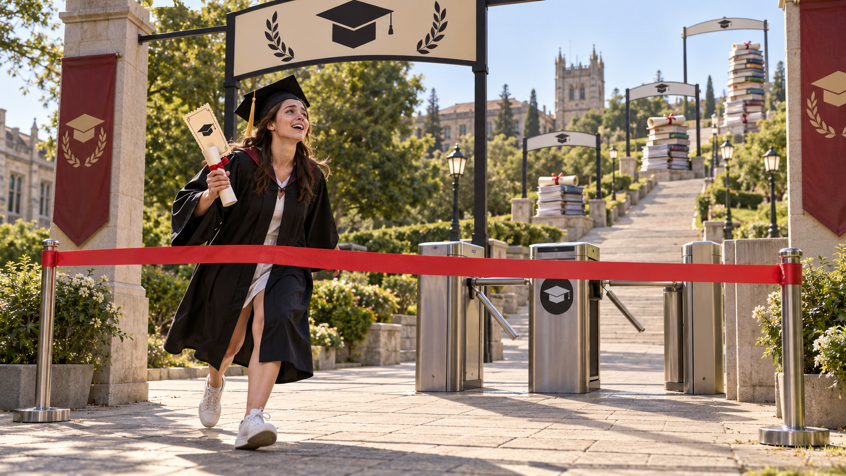 Sprinting to finish college only to find another degree needs to be done to get a good job!