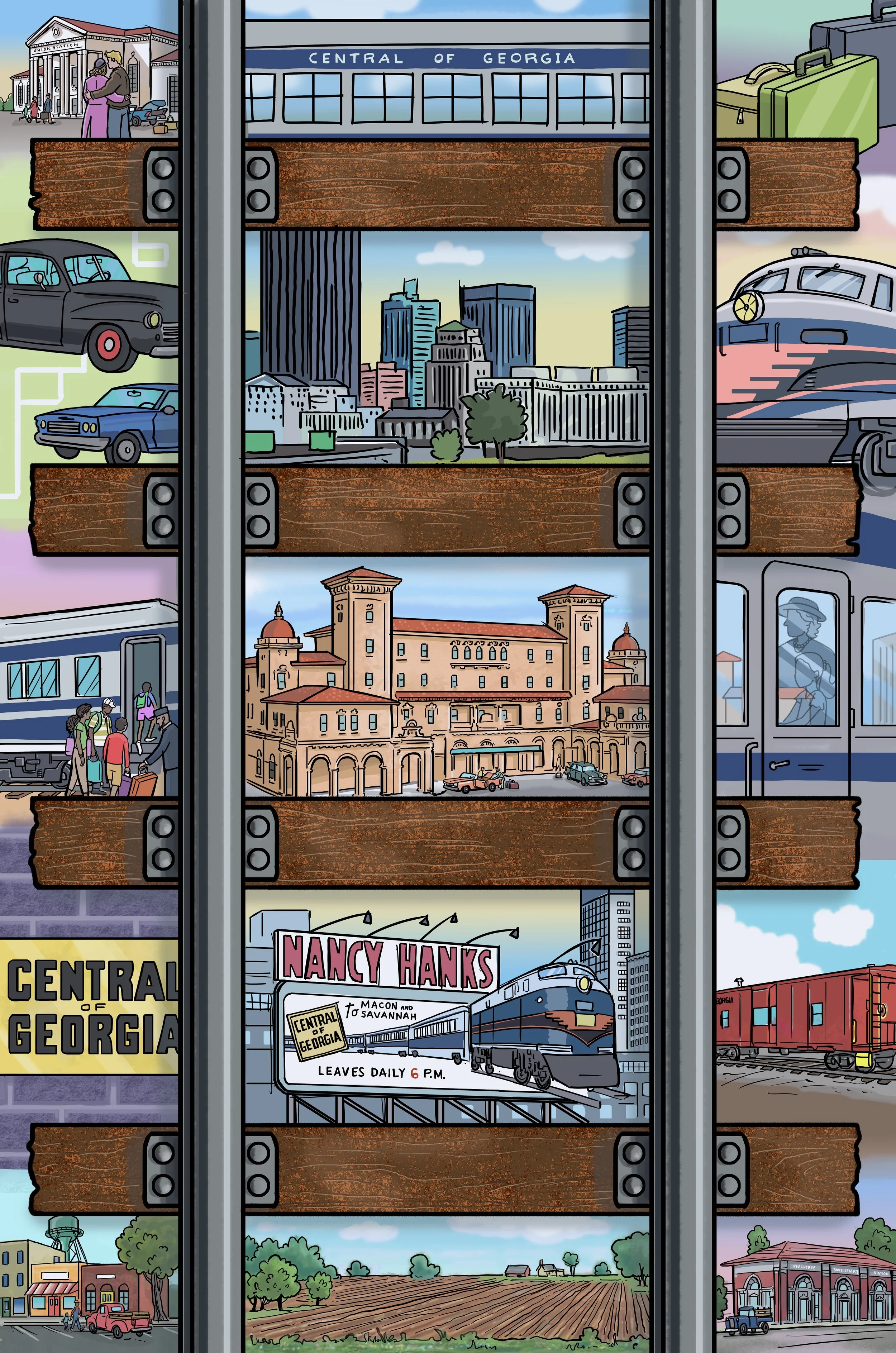 Traveling By Train — Tales of Downtown Atlanta