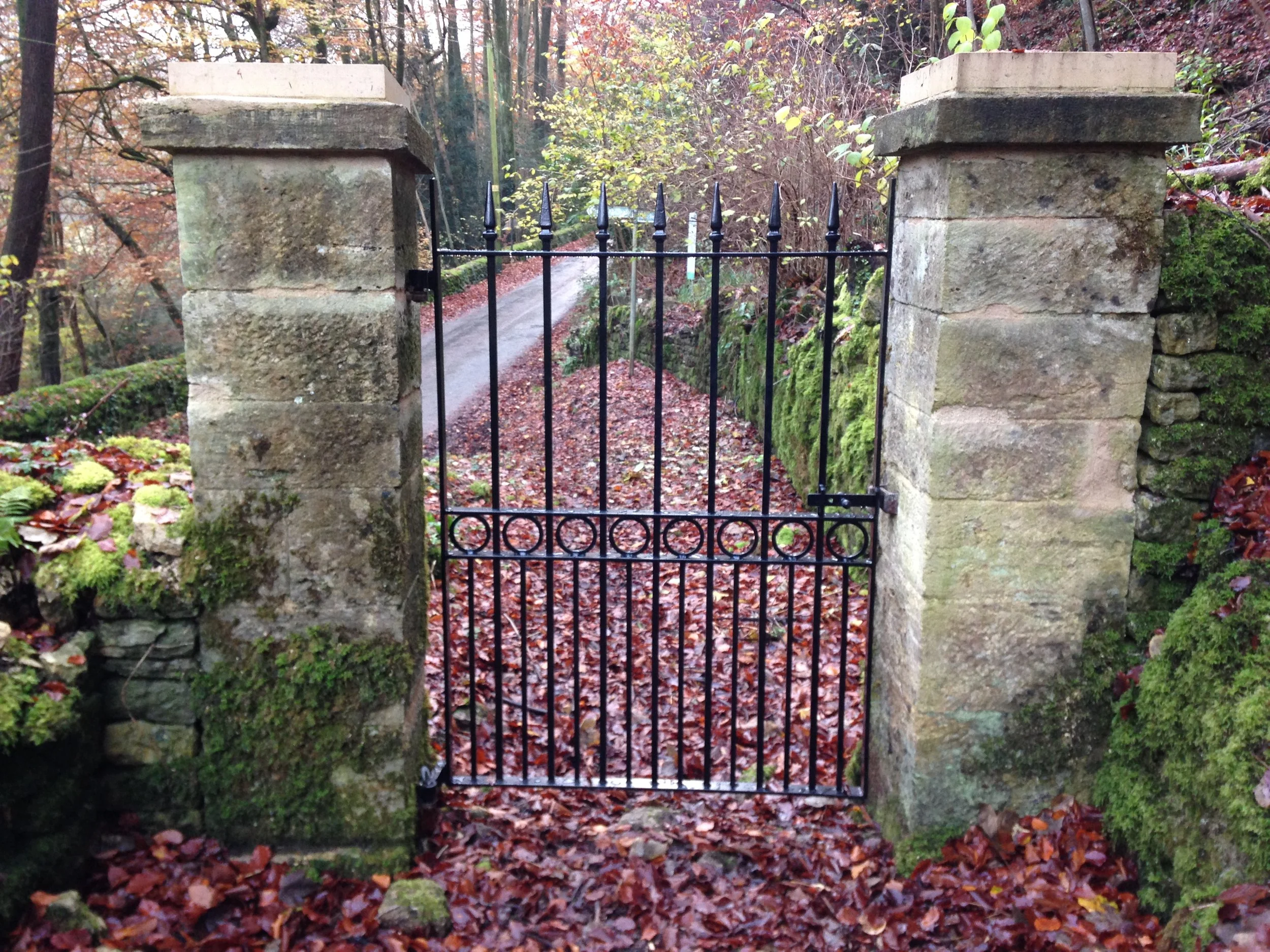 Box Woods, restored gateway 2025