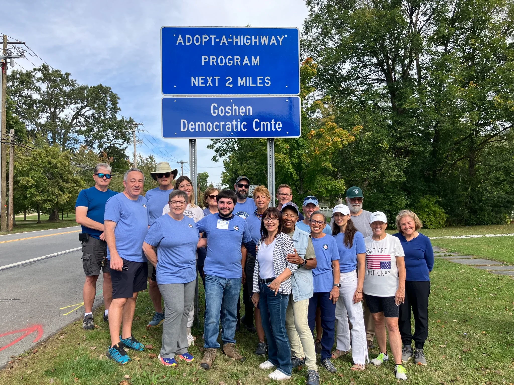 Adopt-a-Highway trash clean up day