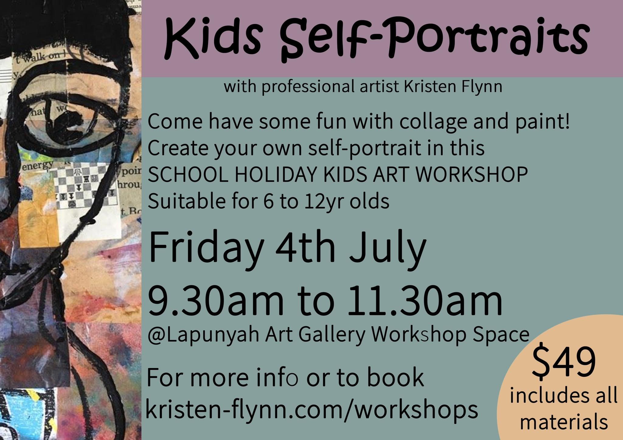 WORKSHOP: KIDS SELF PORTRAIT