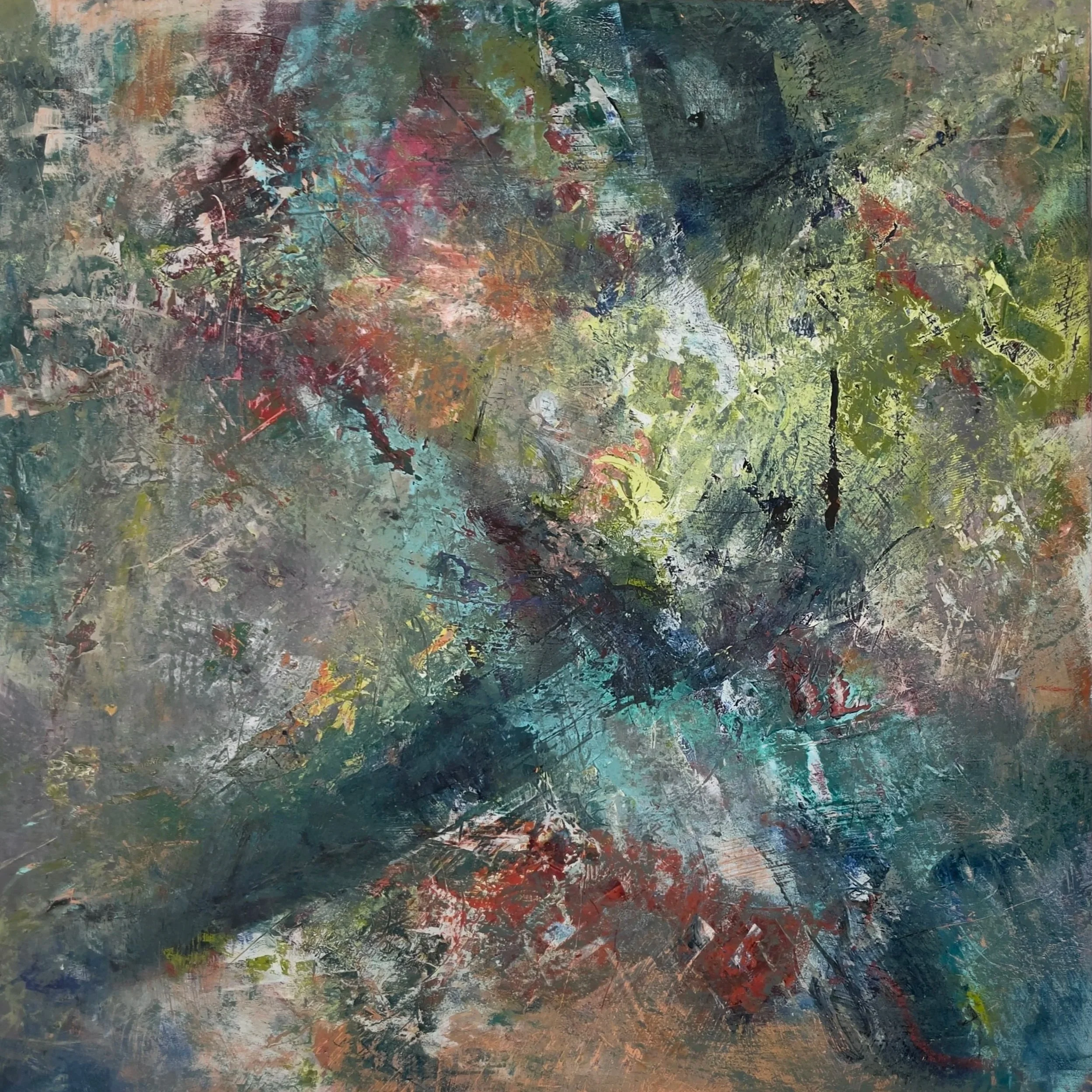 Journey to Somwhere
Oil & Cold Wax on Panel
20" x 20"