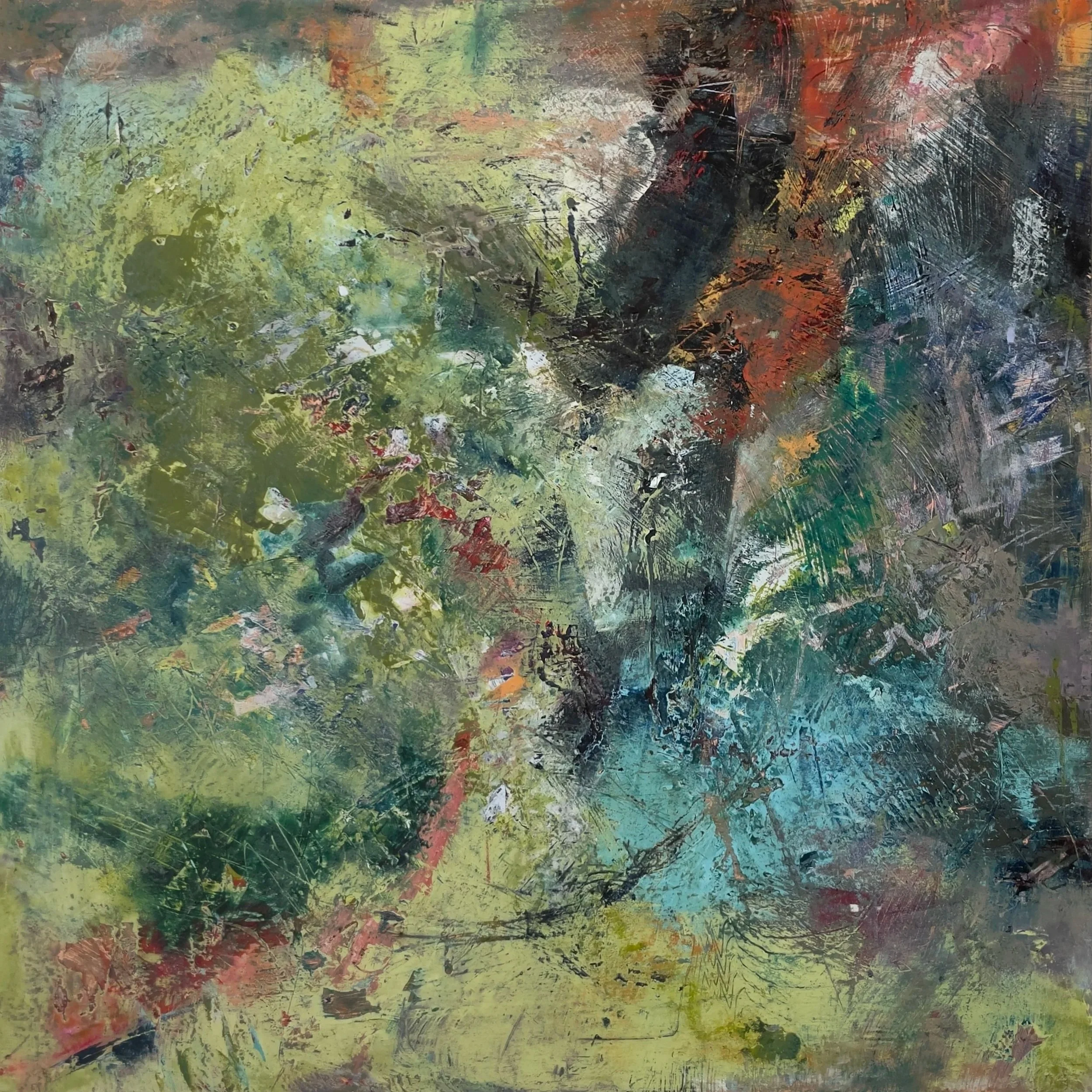 A Venture Beyond
Oil & Cold Wax on Panel
20" x 20"