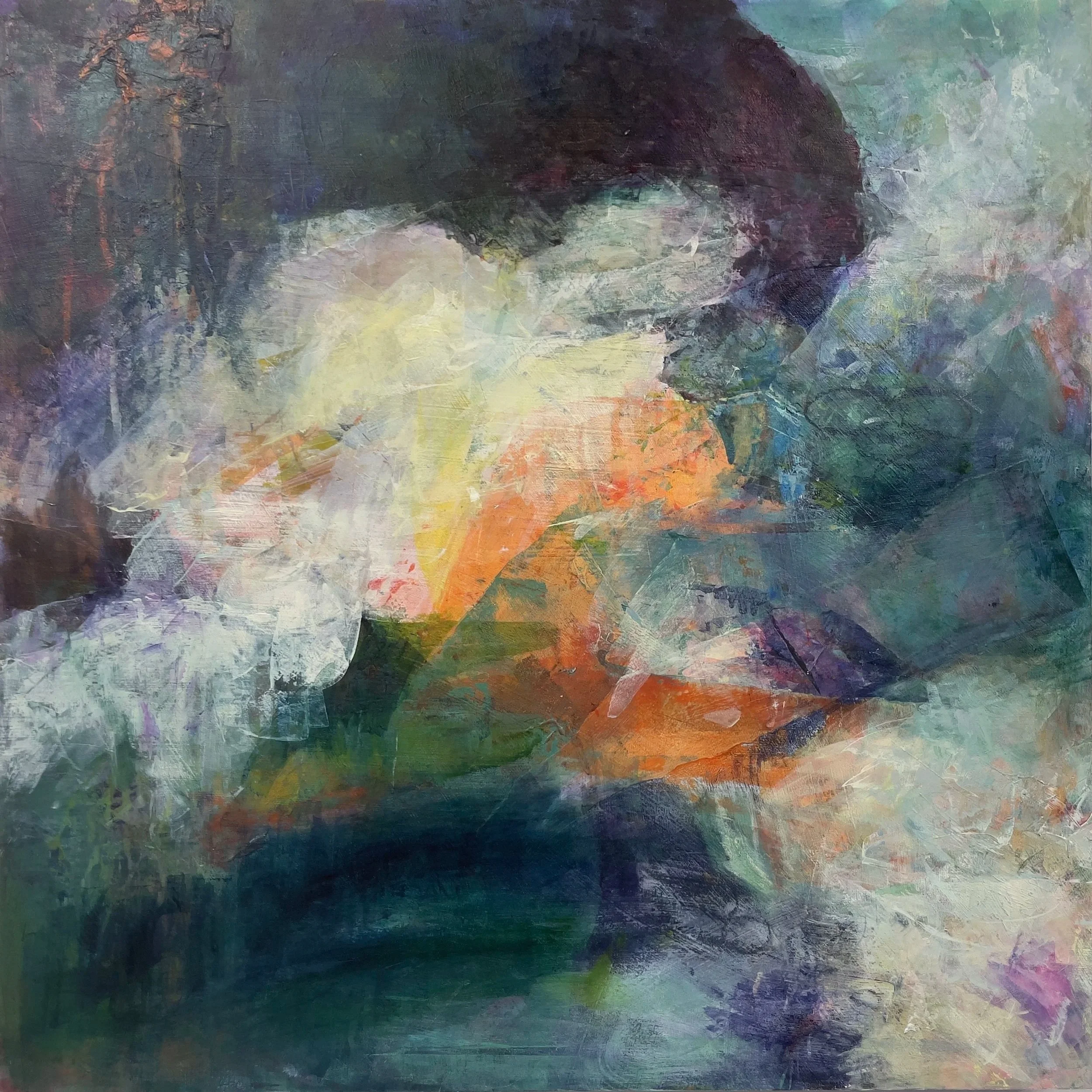 After the Rain
Acrylic Mixed Media on Panel
20" x 20"