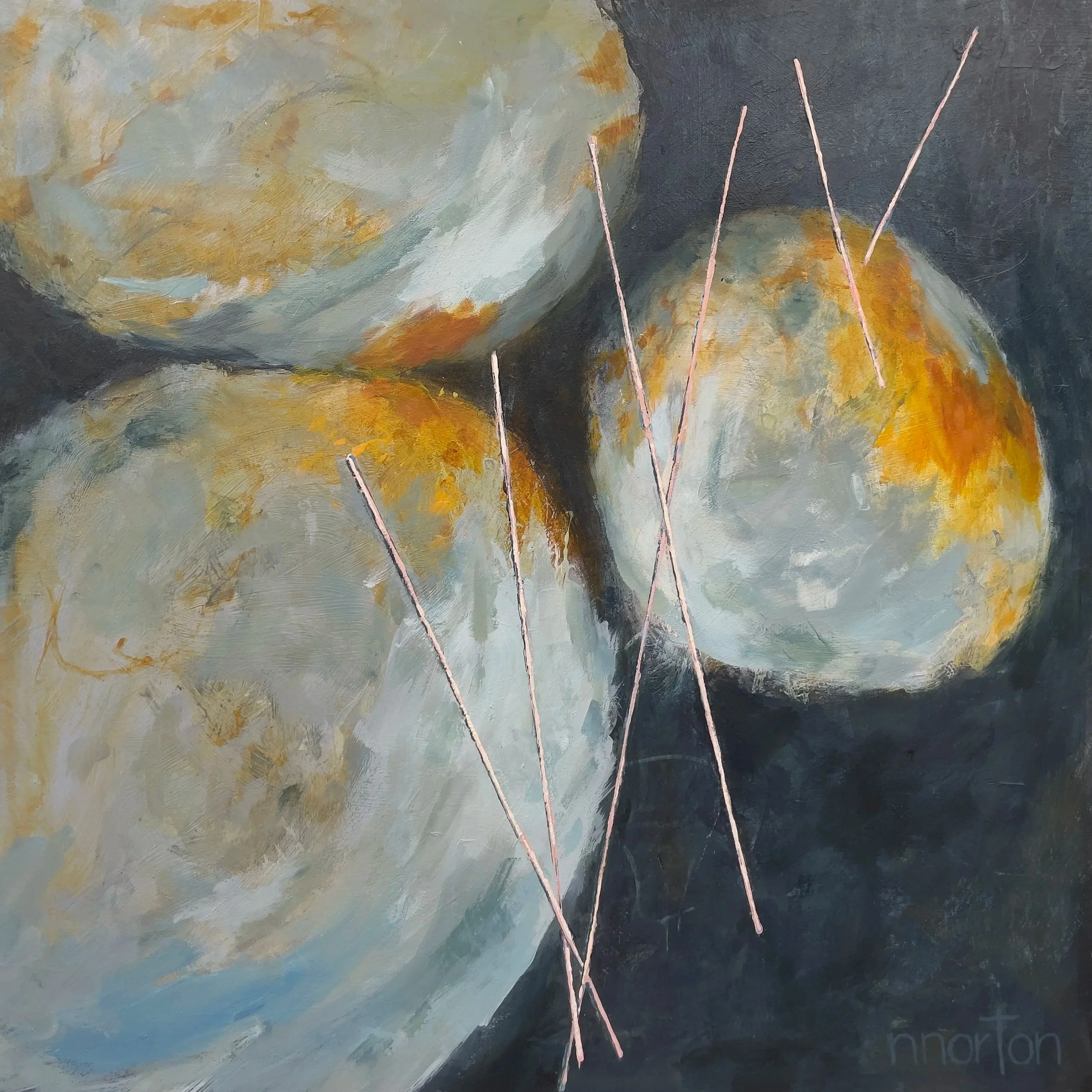 Elemental Dialog
Acrylic on Panel
20" x 20"