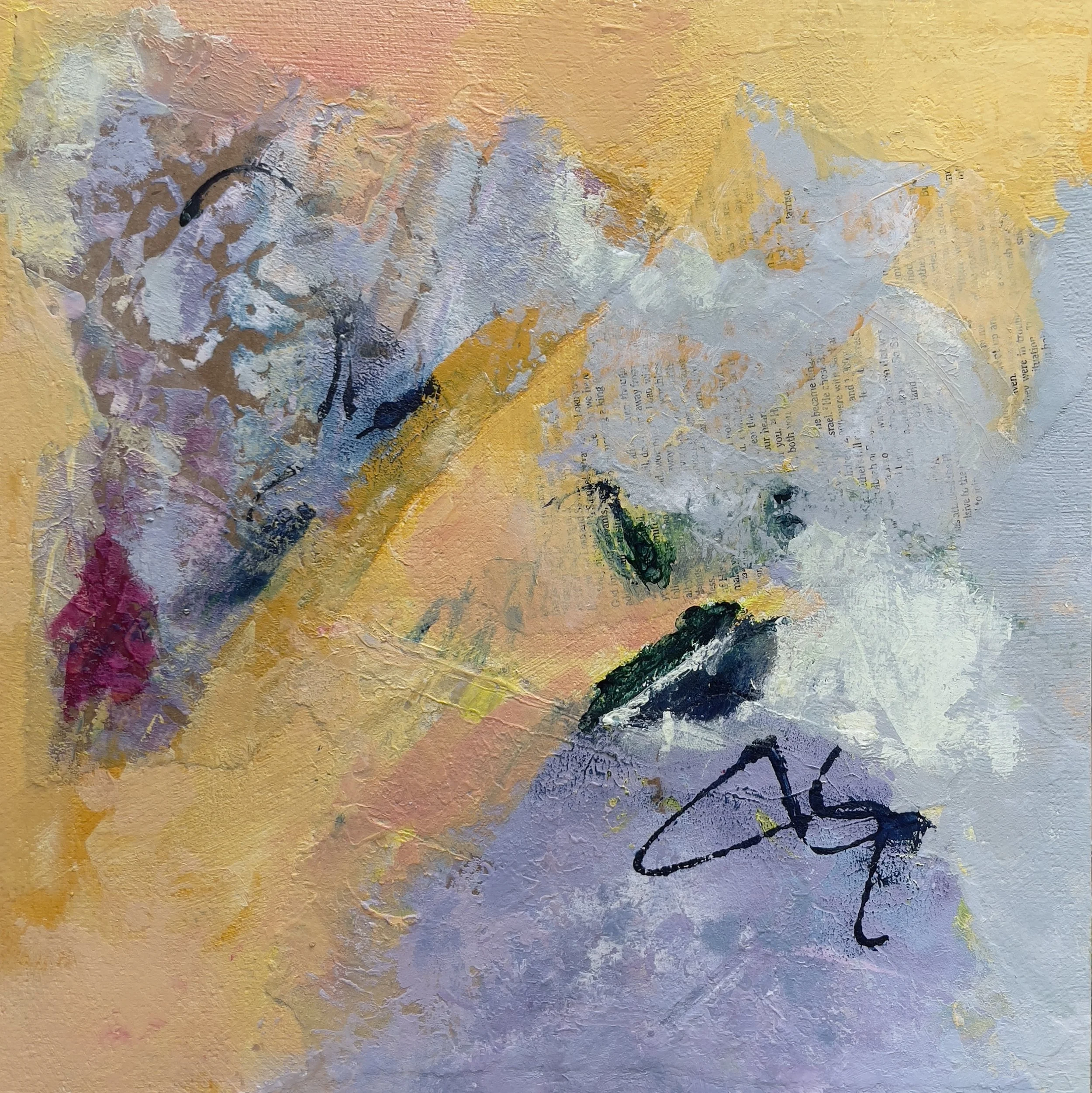 Transparent Thought
Acrylic Mixed Media on Panel
10" x 10"