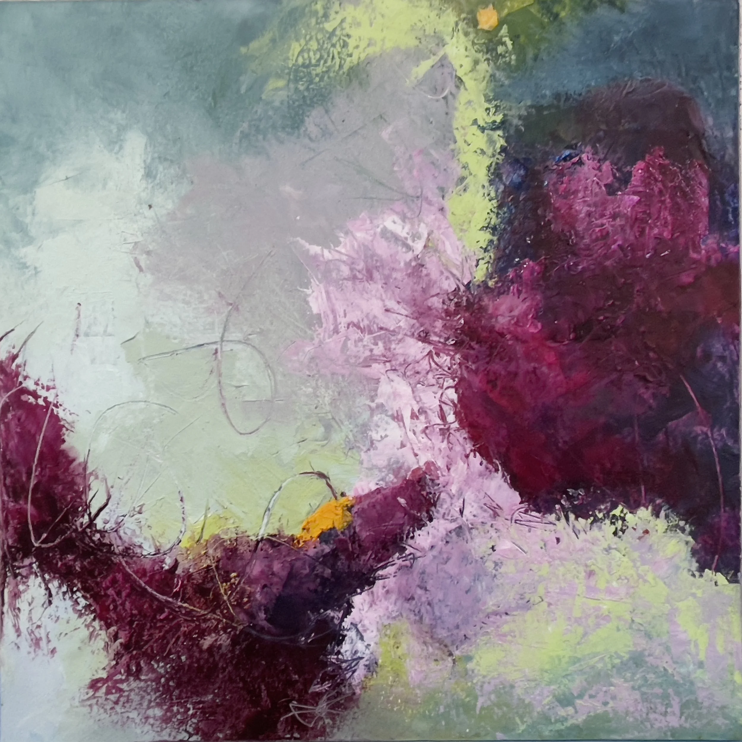 Dance Until Dawn
Oil & Cold Wax on Panel
7” x 7”
