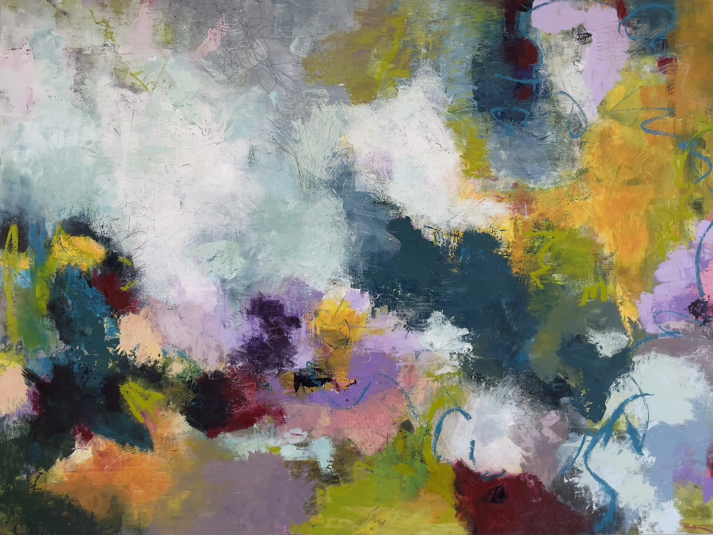 Lost in Thought
Oil & Cold Wax on Panel
36" x 48"