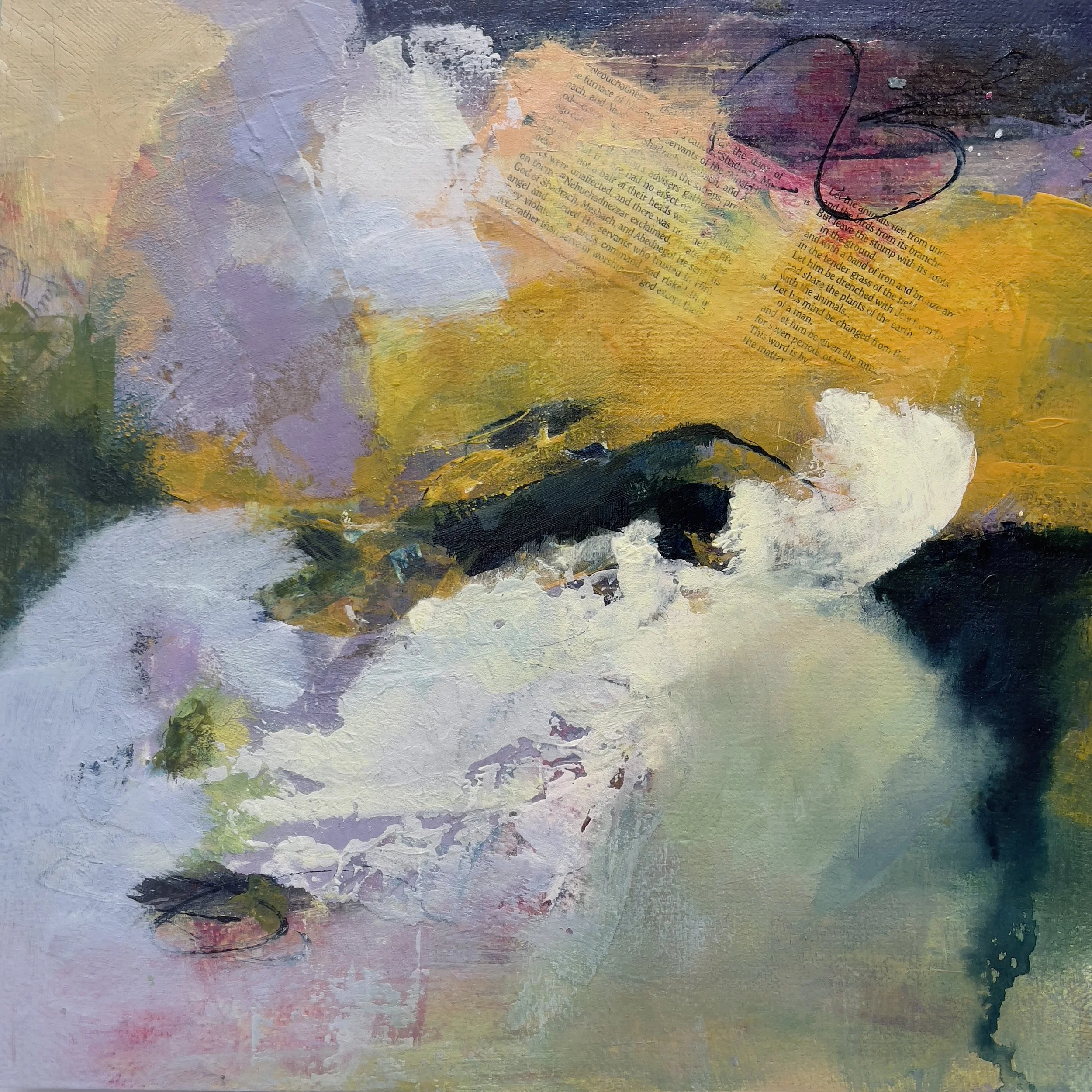 Walking. Not Really Alone
Acrylic on Panel
10" x 10"