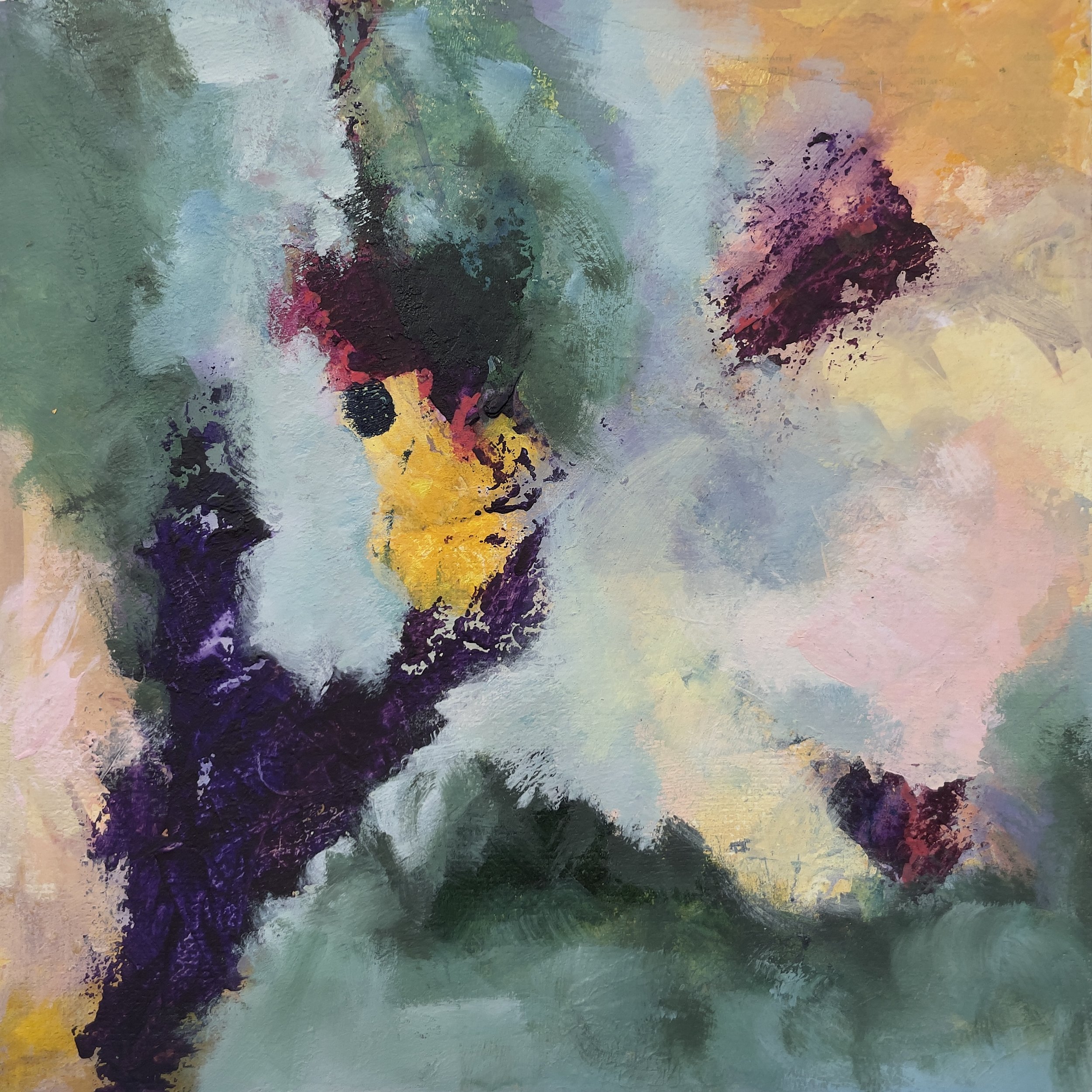 In the Moment
Acrylic Mixed Media
10" x 10"