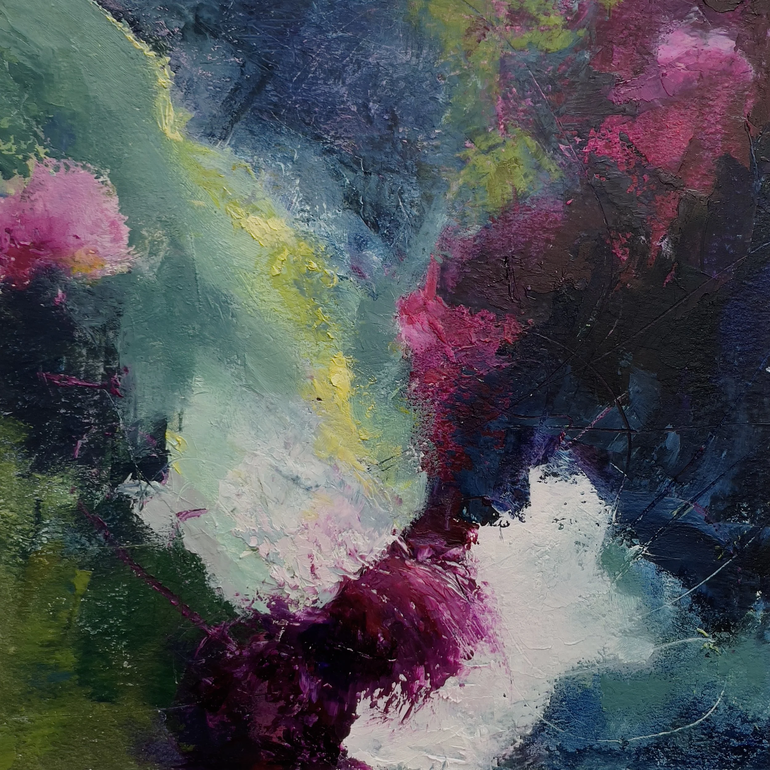 Light of the Night
Oil & Cold Wax on Panel
7" x 7"