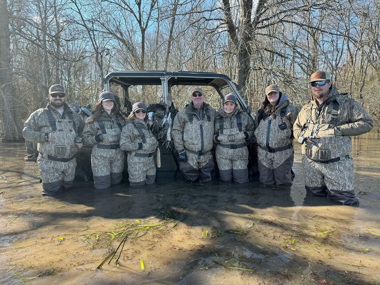 Had a great hunt and film.  Thanks to @ducksunlimitedinc @tetrahearing @drakewaterfowl @gailmardwill2 @jesse_lafollett @hybridboatco @thequackshackpodcast  @canamoffroad for a great hunt and an incredible time with friends and sponsors.  Can&rsquo;t 