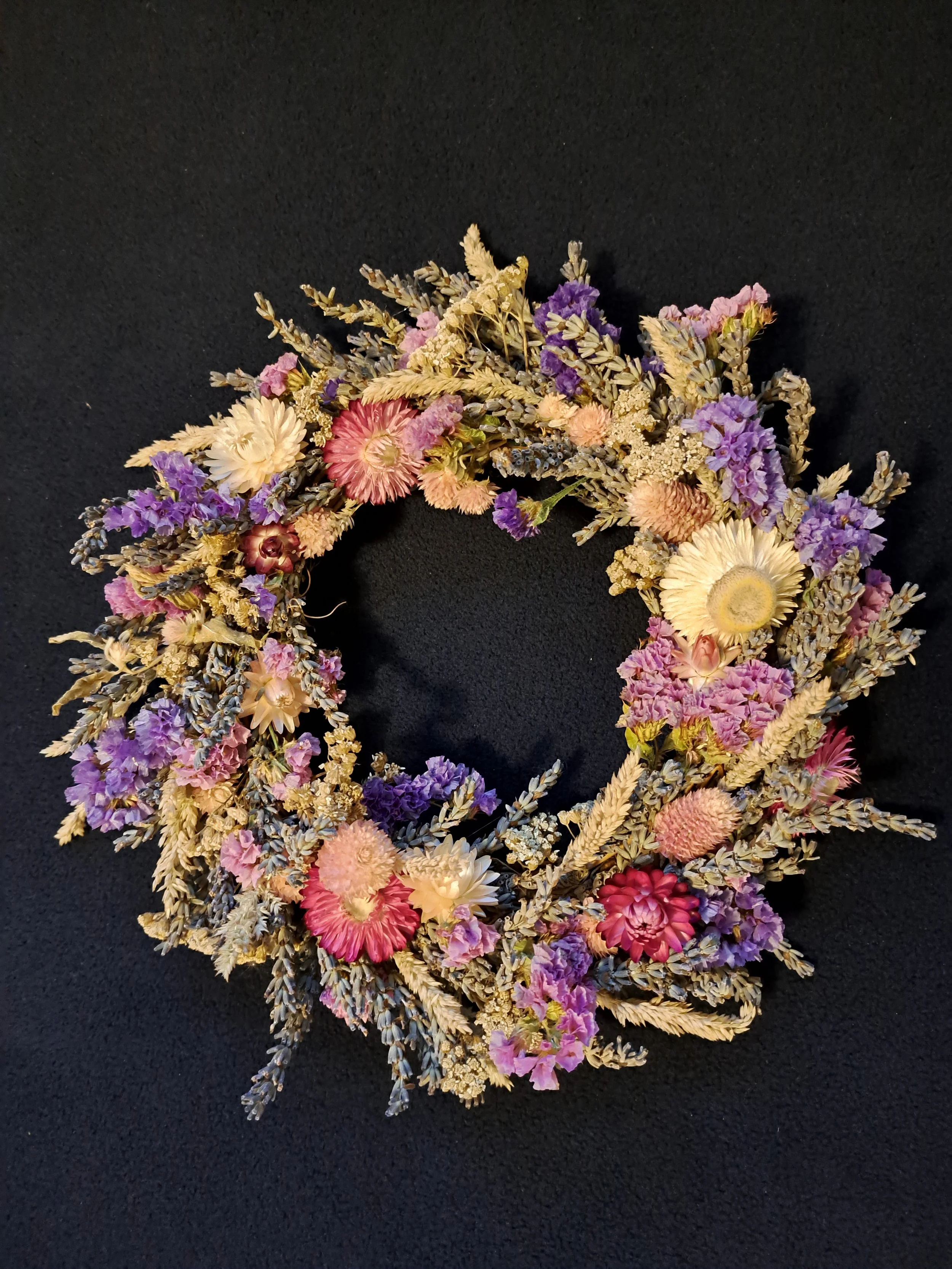 2026 Floral Lavender Mix Wreaths 14-inch
