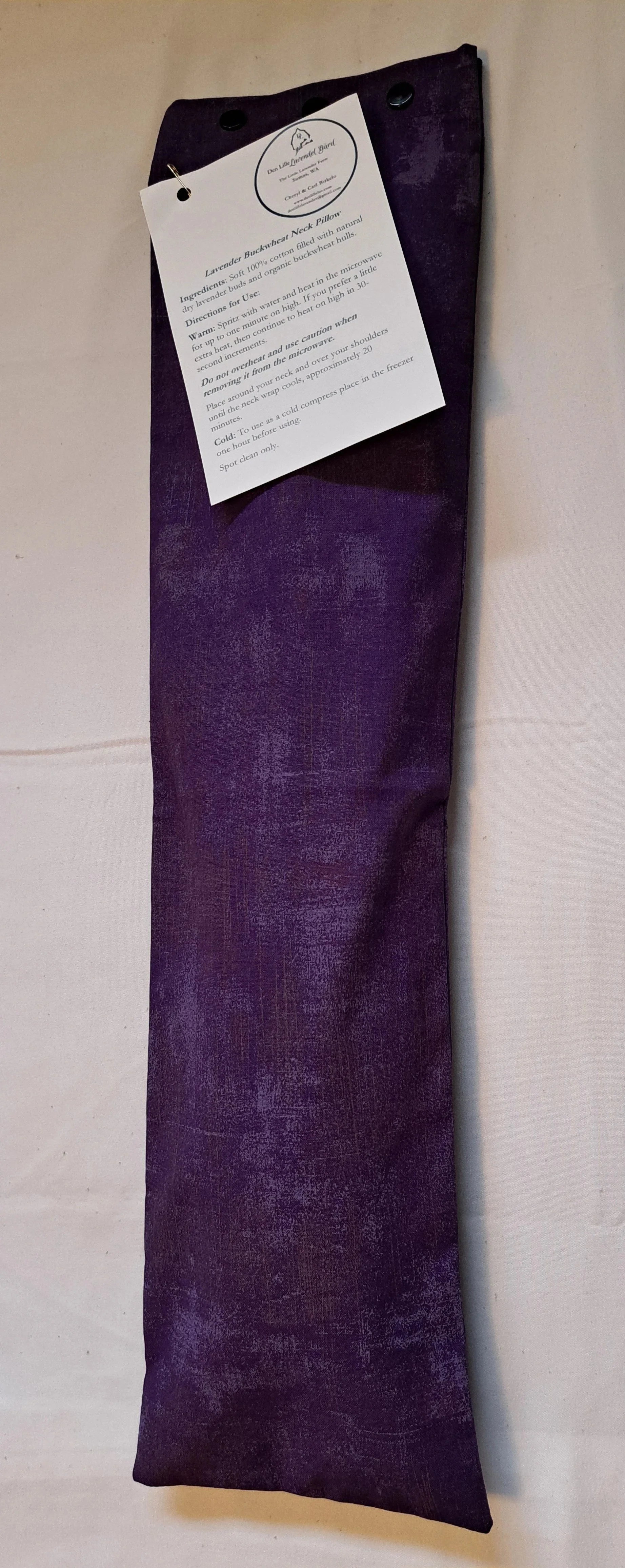Lavender Buckwheat Body Pillow  24-inch