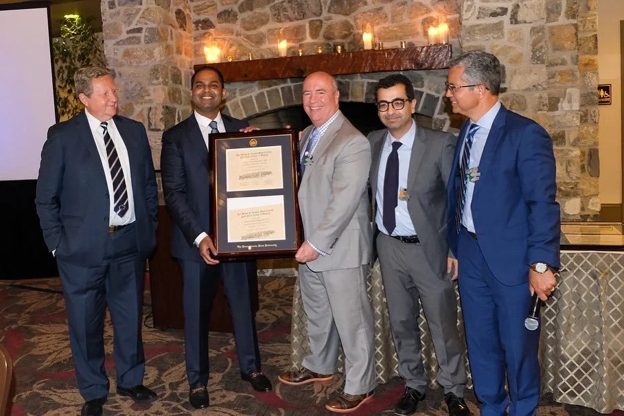 Excited to finish my #Neurosurgery residency at @pennstneurosurg. So thankful to Ananya, family, friends, co-residents, and so many others for the support and memories over these last 7 years.  Thankful to my mentors for teaching me how to a doctor a