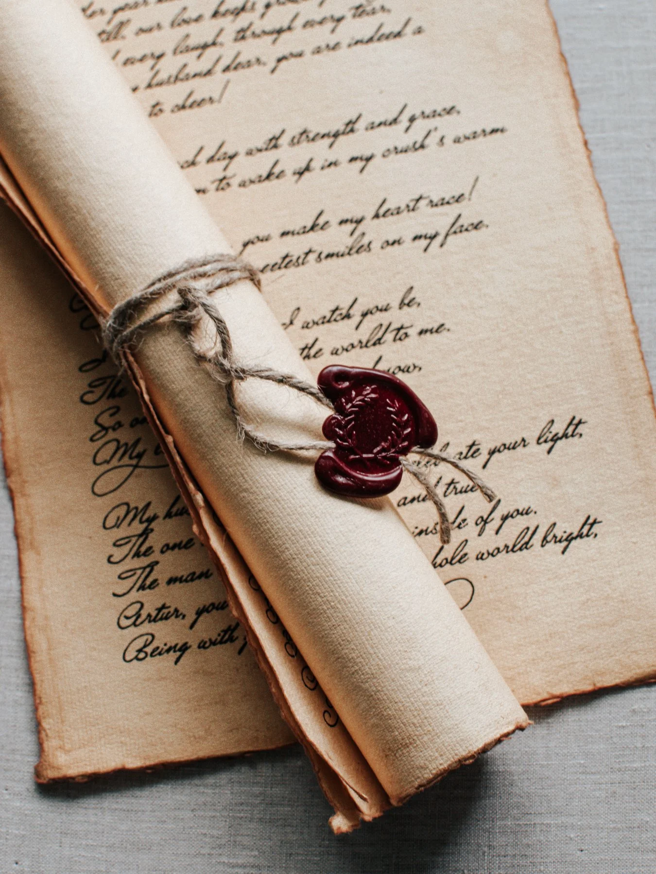 Custom Handwritten Anniversary Letter Keepsake