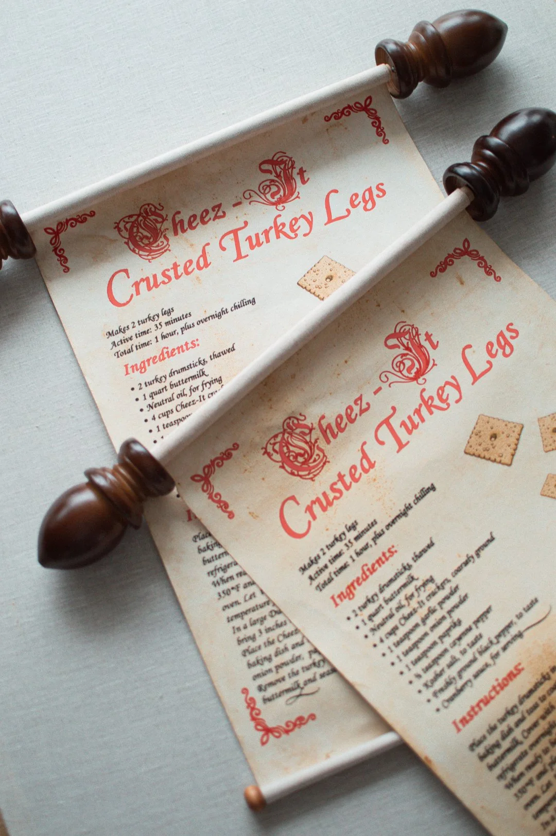 Hand-lettered scroll studio commission for a brand campaign