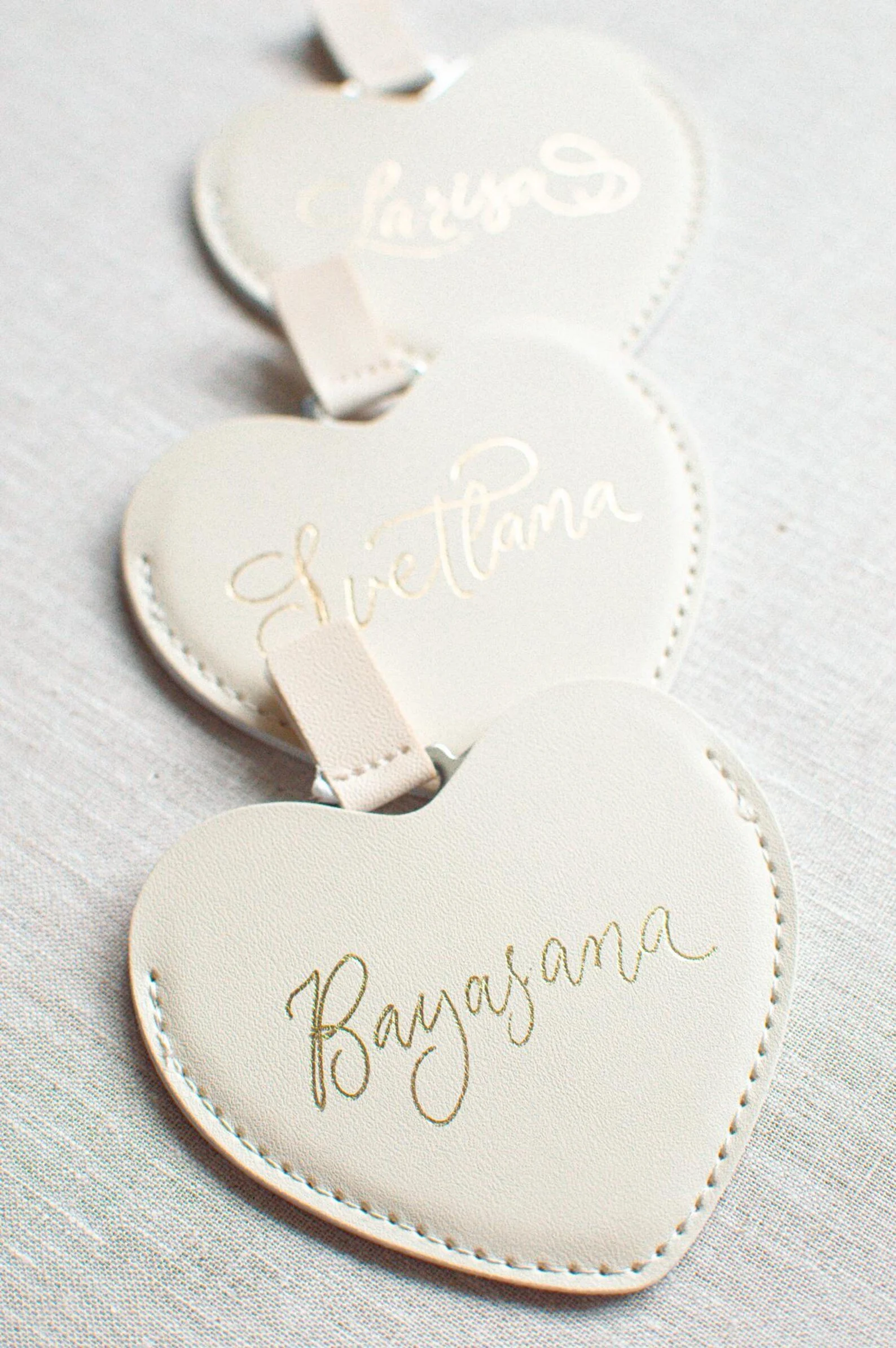 Hot Foiling on Leather Mirror Cases | Personalized Gift