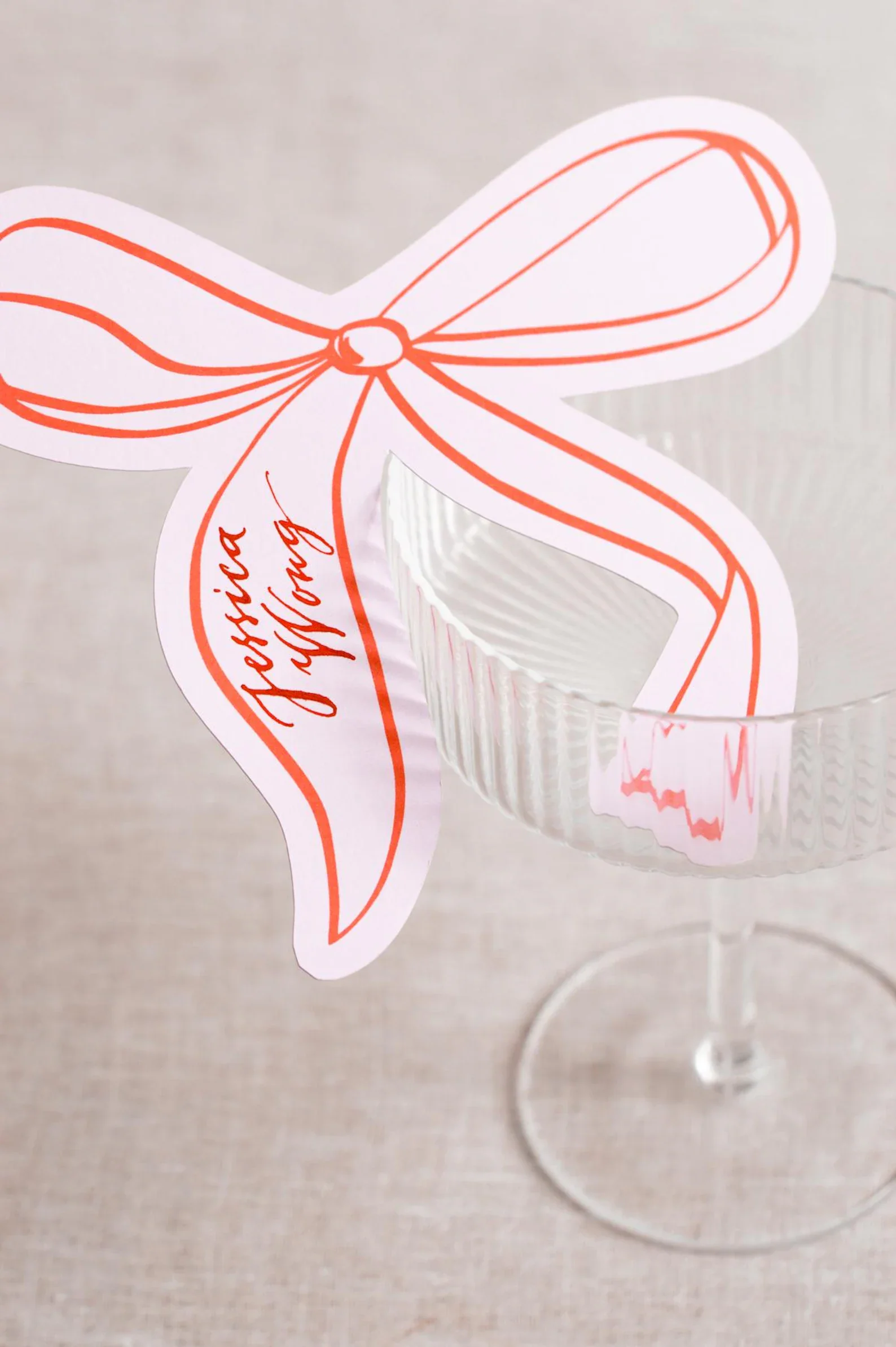 Custom hand calligraphy for event stationery and product personalization