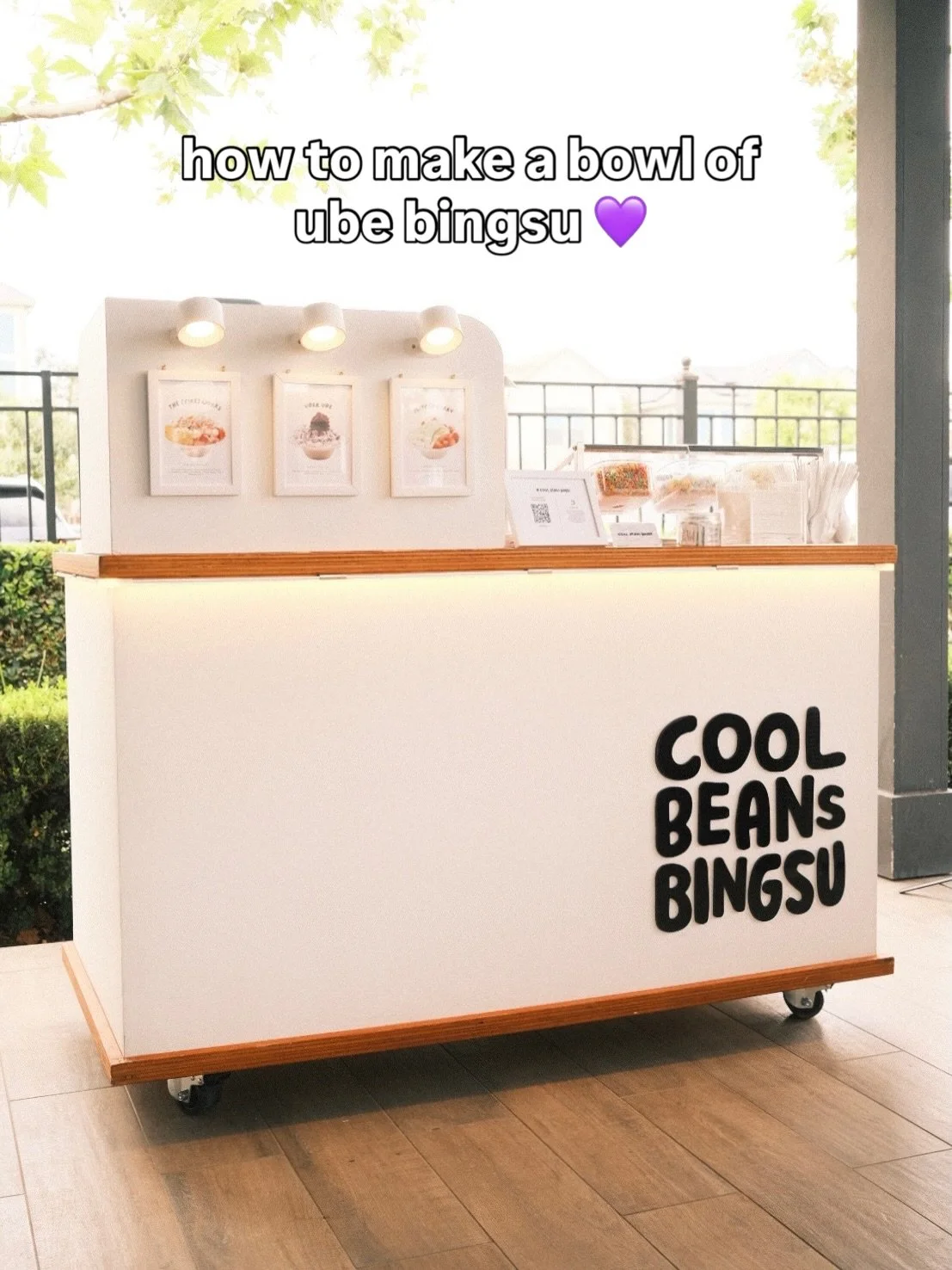 step 1: book @coolbeansbingsu 👍👍

step 2: shave the flufffffiest &amp; creamiest milk snow ❄️

step 3: drizzle on that ube goodness 💜

step 4: add the perfect toppings (sweet coconut flakes + chewy mochi bites) 👌👌

step 5: plus a lil scoop of sw