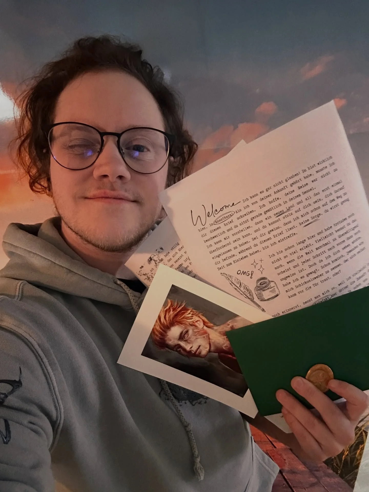 Guten Morgen meine lieben! 
Nicht nur meine Haare sondern auch Ananthara w&auml;chst langsam heran. Ich bin von der Reha wieder Zuhause und jetzt schaut was ich mitgebracht habe. 💌 

Ich habe, wie schon in der WA Community angek&uuml;ndigt, flei&szl