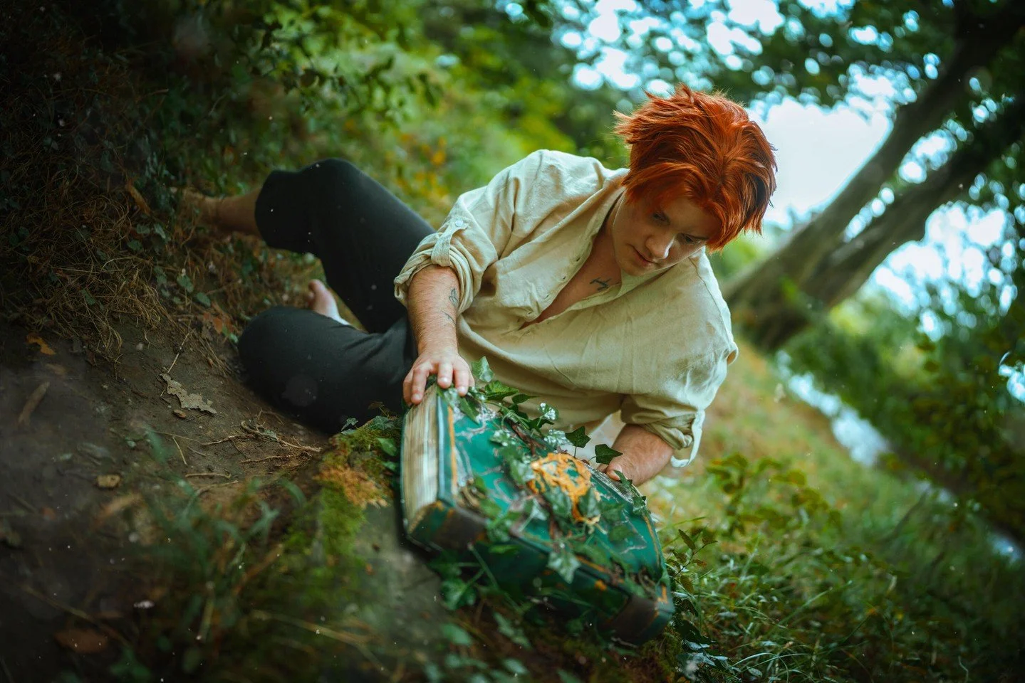 "i have no idea what this book is about, all i know is that as i woke up it was with me and i have the strong feeling that i am responsible for it. And if it would get into the wrong hands... i really don't wanna find out what would happen then.