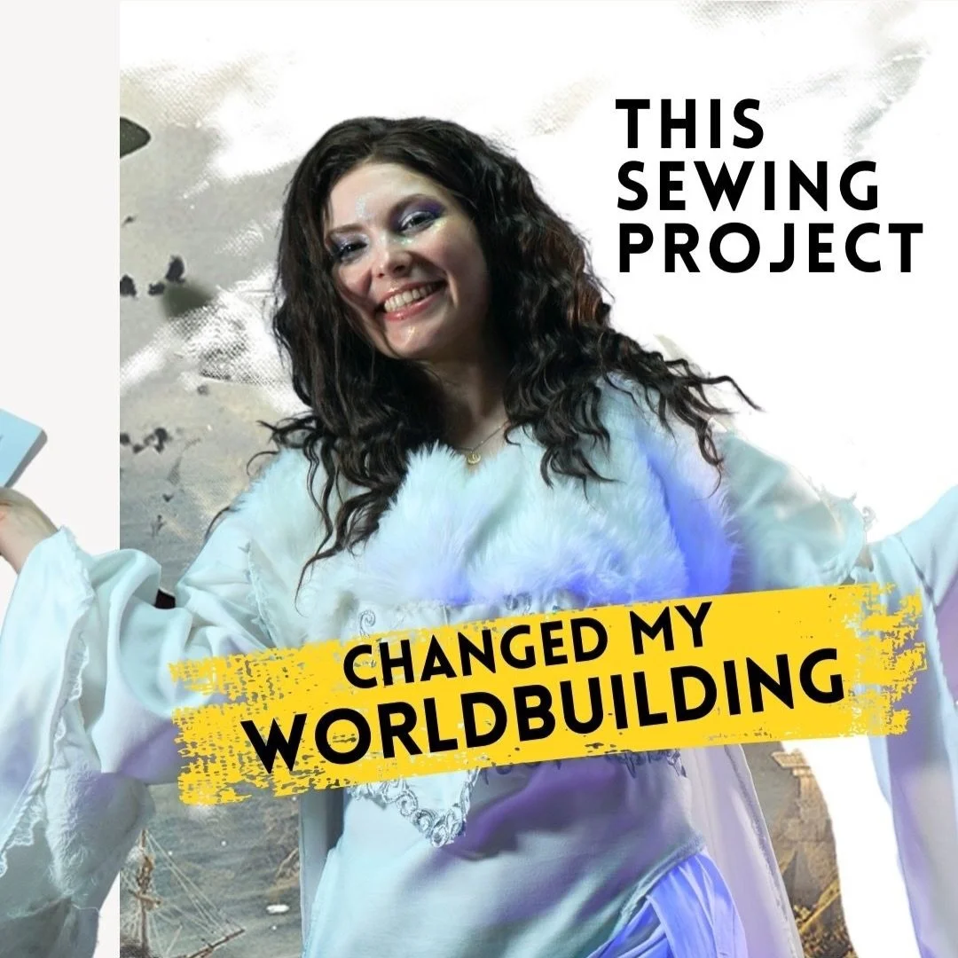 Dive into the process, the details, learn about Thal&rsquo;draen and how clothing shapes culture in my world. 
👉🏻Full video on YouTube! Comment with &bdquo;culture&ldquo; to get the link!

Model @mary_misanthrope 
Wyld photos @dean_recklies_fantasy