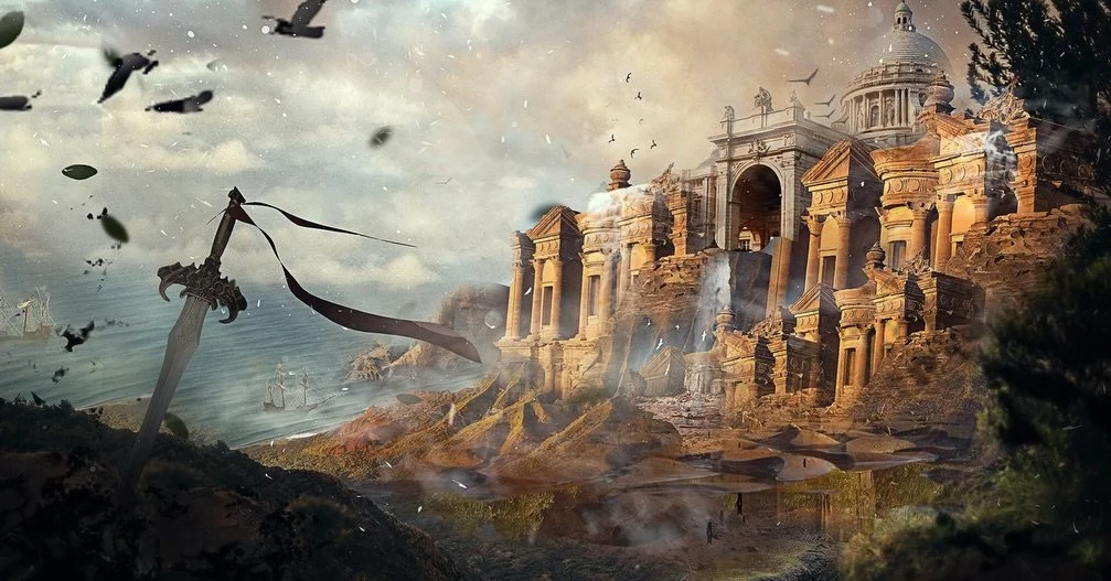 Swipe for Step by Step ☺️ #fantasyauthor #fantasyart #conceptualartist #photobashing #conceptartwork