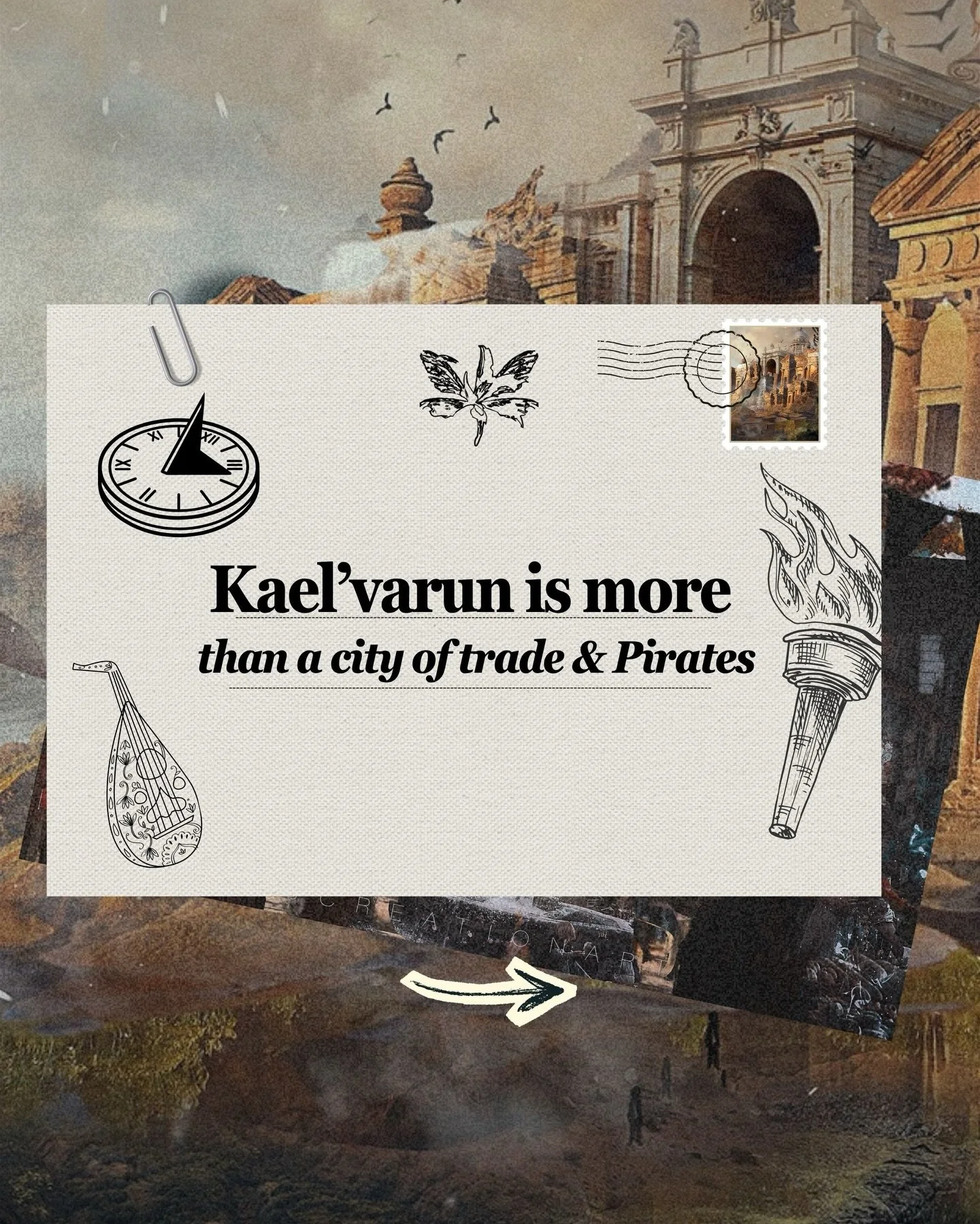 🇩🇪 Kael&rsquo;varun ist mehr als nur eine Handelstadt voller Piraten
Sie ist ein Spiegel dessen, was wir in unserem eigenen Leben gestalten k&ouml;nnen. 

🔥 Wir sch&ouml;pfen Kraft aus Herausforderungen, &uuml;bernehmen Verantwortung aus der Freih