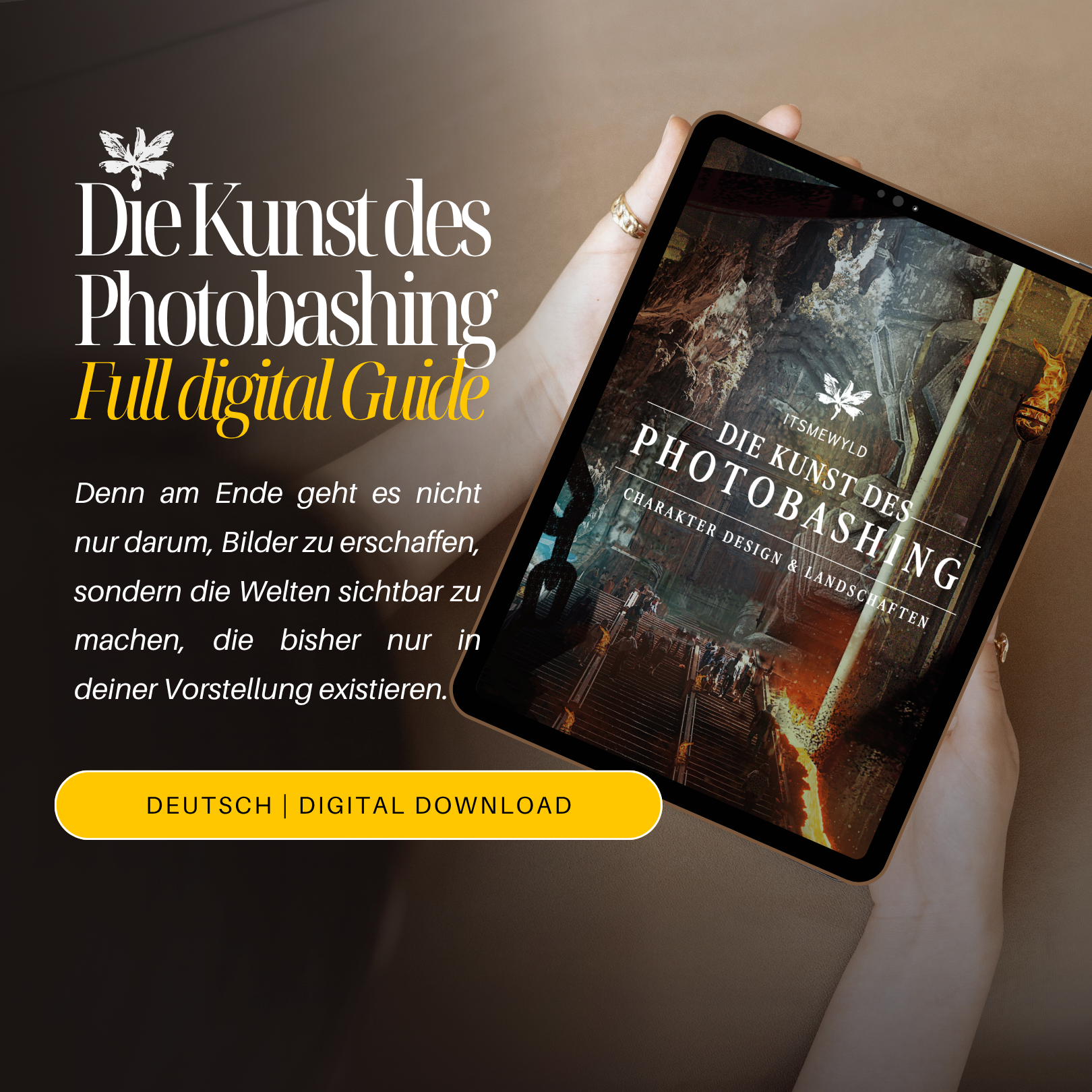 Die Kunst des Photobashing – Charakter Design & Landschaften | Deutsch Full Guide | Instant Download