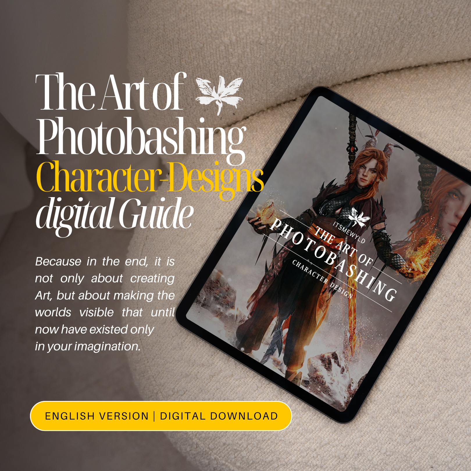 The Art of Photobashing – Character Design | English Guide | Instant Download