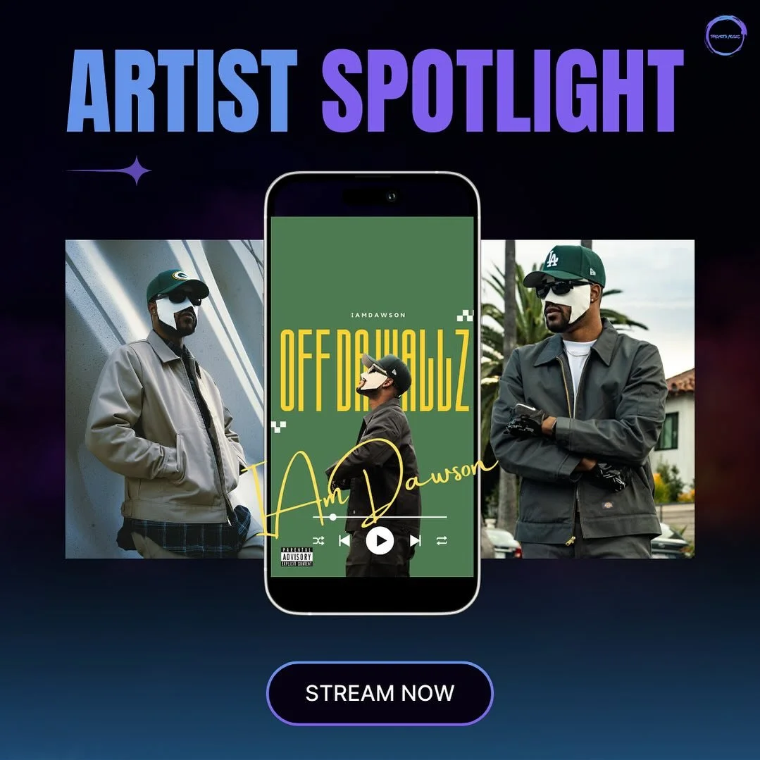 🎵 Artist Spotlight 🎵

New artist IAMDAWSON drops his Debut Single &ldquo;Off Da Wallz&rdquo; a dynamic fusion of West Coast G-Funk rap that pays homage to the golden era of hip-hop.

Out on all platforms 

#NewMusic #UpcomingArtist #WestCoast #GFun