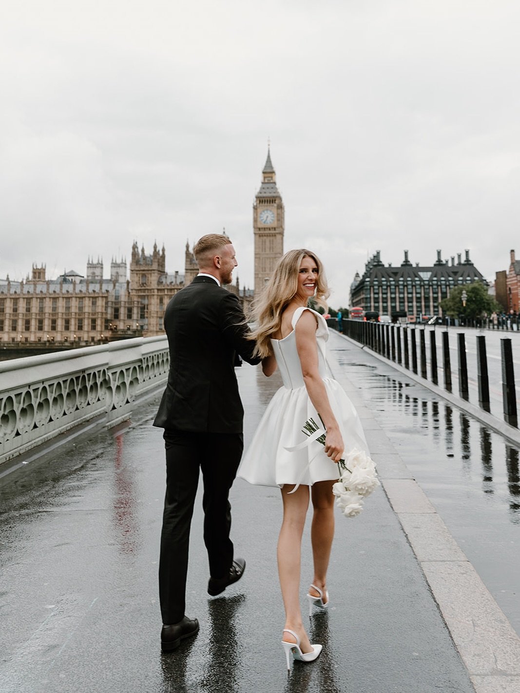 Emily &amp; George - Marylebone Town Hall &amp; The Corinthia 

This wedding is a true representation of don&rsquo;t let the weather control your day! These two embraced it and we took a chance and went to Westminster Bridge for those photos and I am