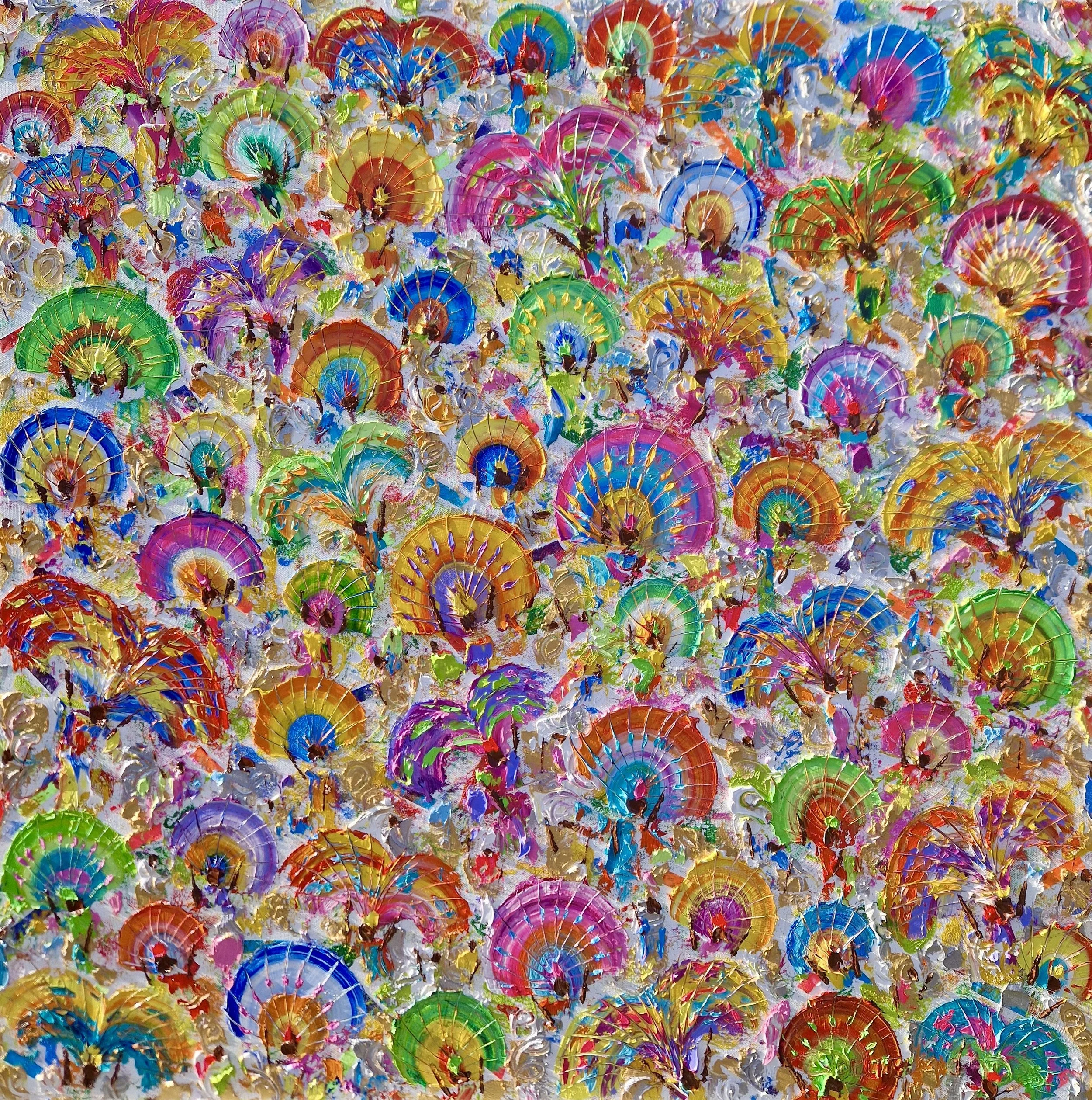 Batucada da Alegria 80 × 80 cm • 32 × 32 in