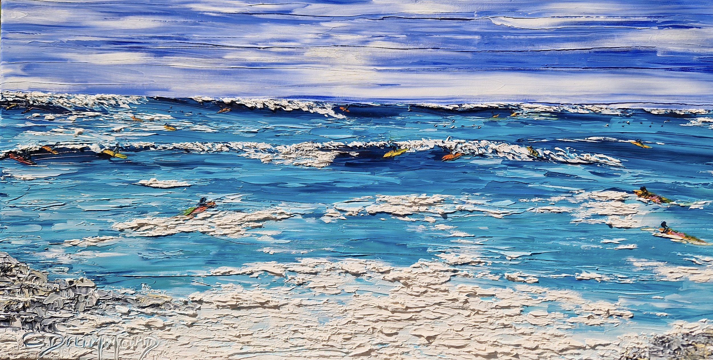 ParaÍso do surfe 45 × 90 cm • 18 × 36 in