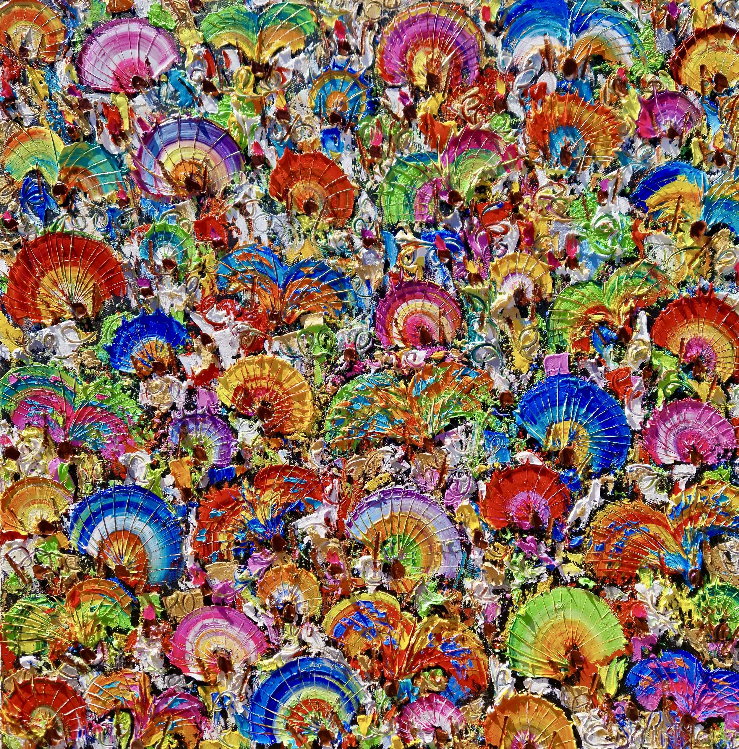 Bloco da Alegria 80x80cm - 32x32"