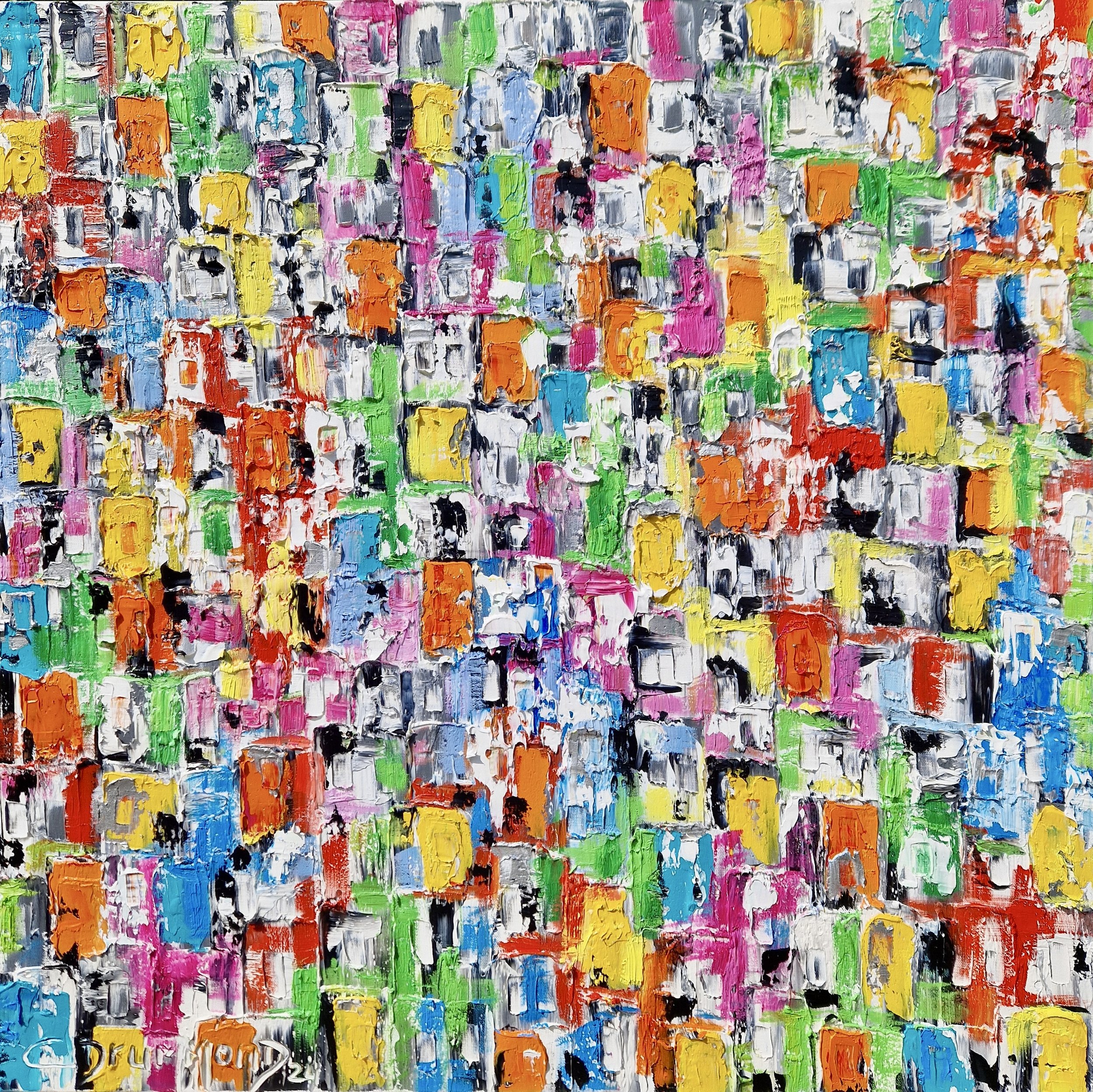 Entre Becos e Vielas 80 × 80cm • 32 × 32 in