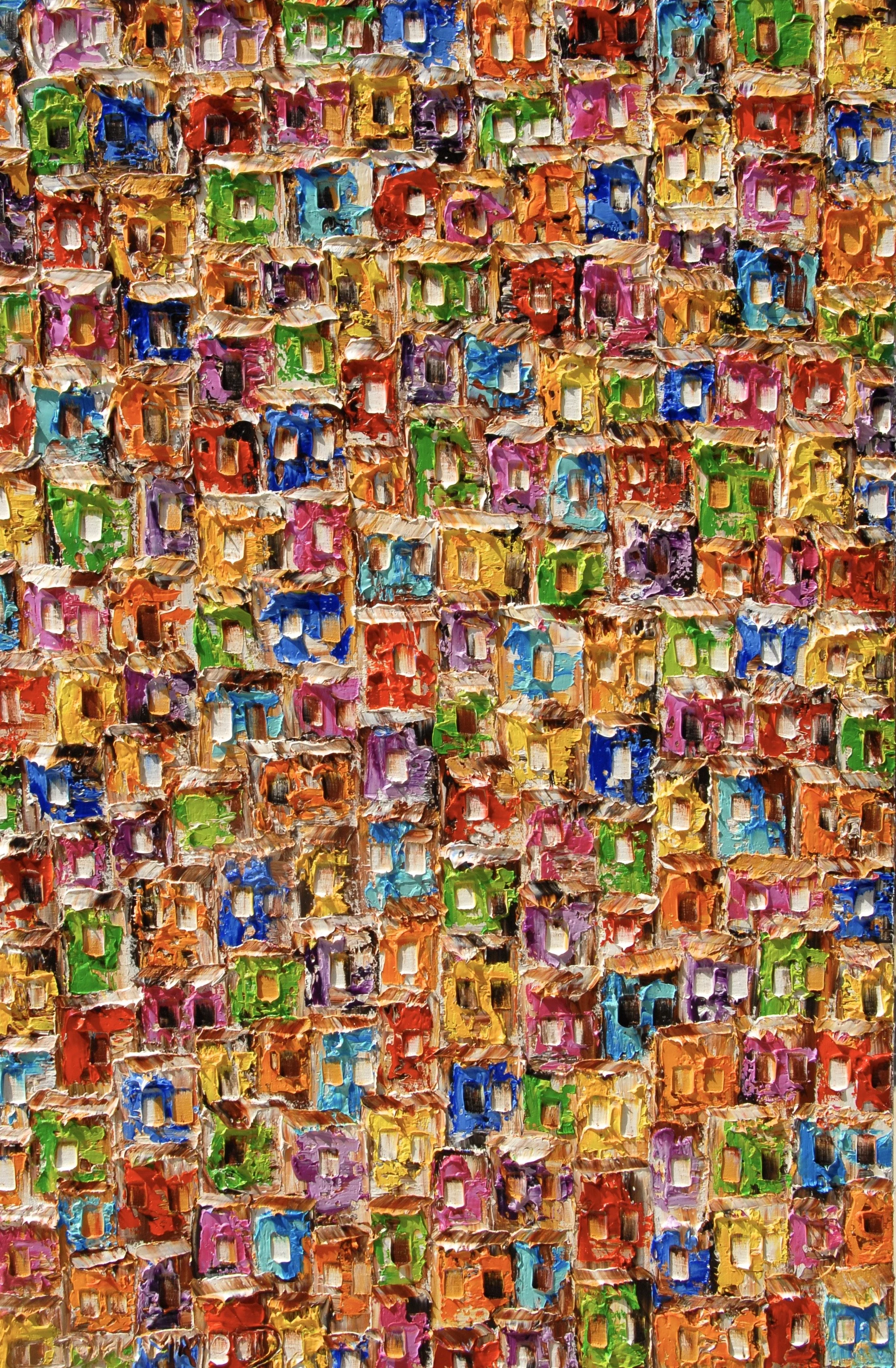 Colorido da Favela 90 × 60 cm • 36 × 24 in
