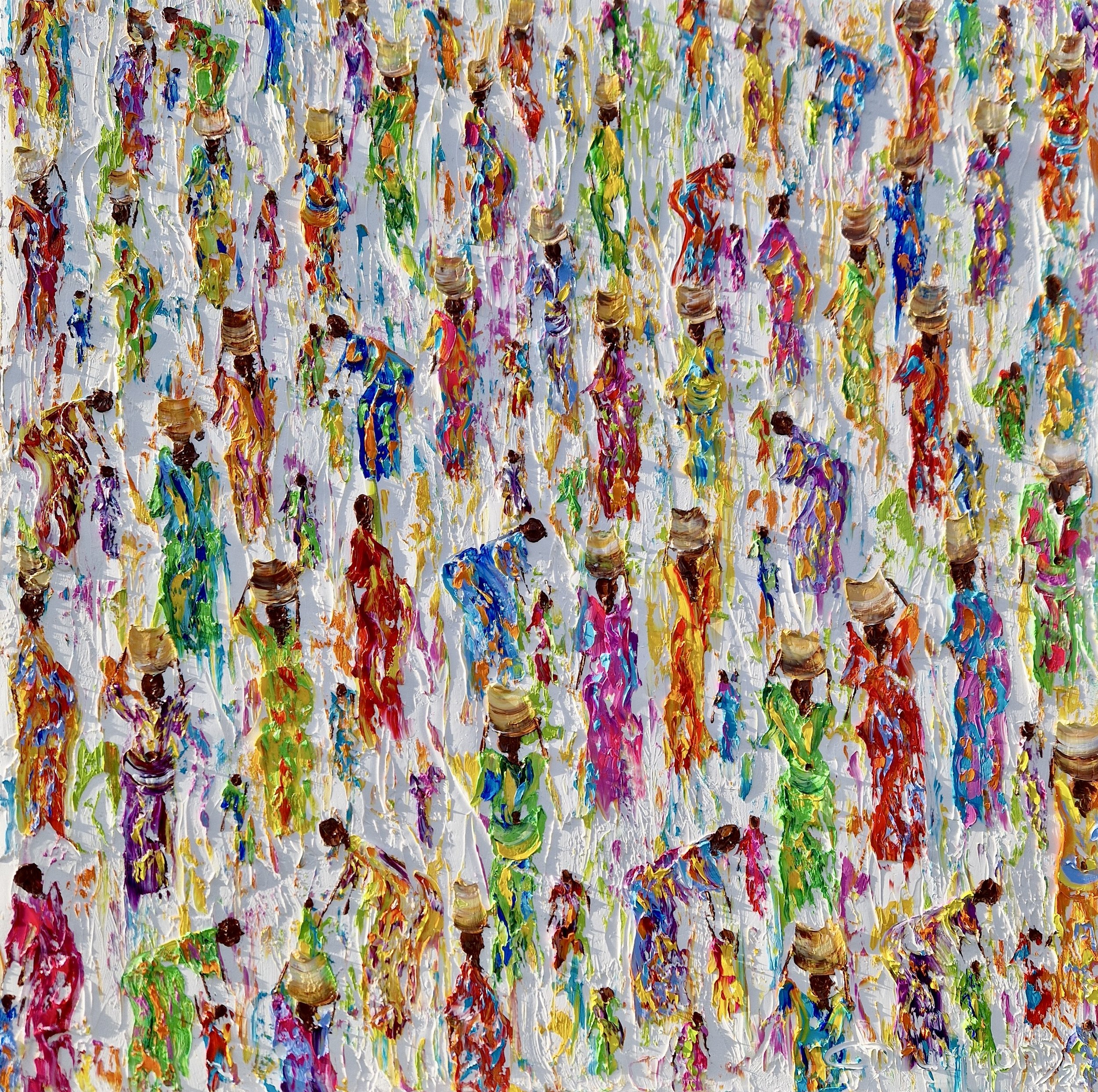 Colors of Life 100 × 100 cm • 40 × 40 in