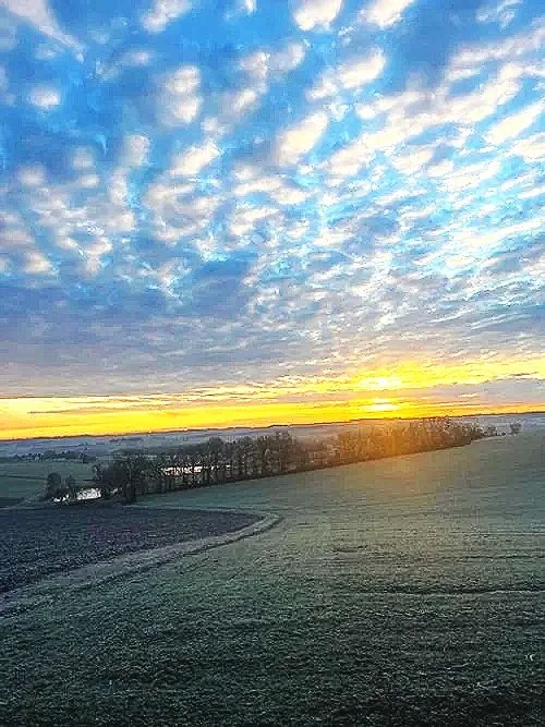 Quiet countryside view near Condom in the Gers, southwest France