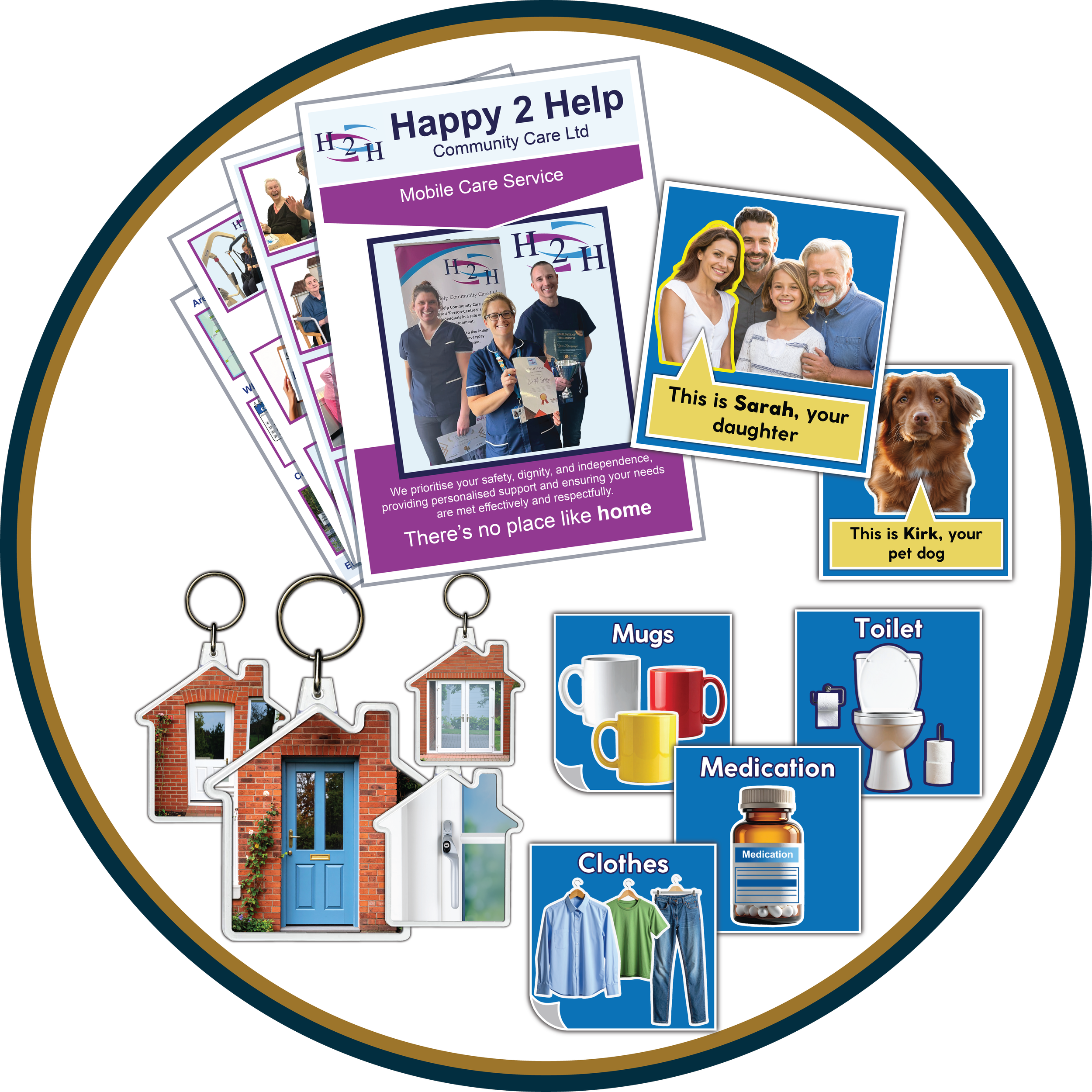 Design and Visual Support for Older People and Individuals Living with Dementia