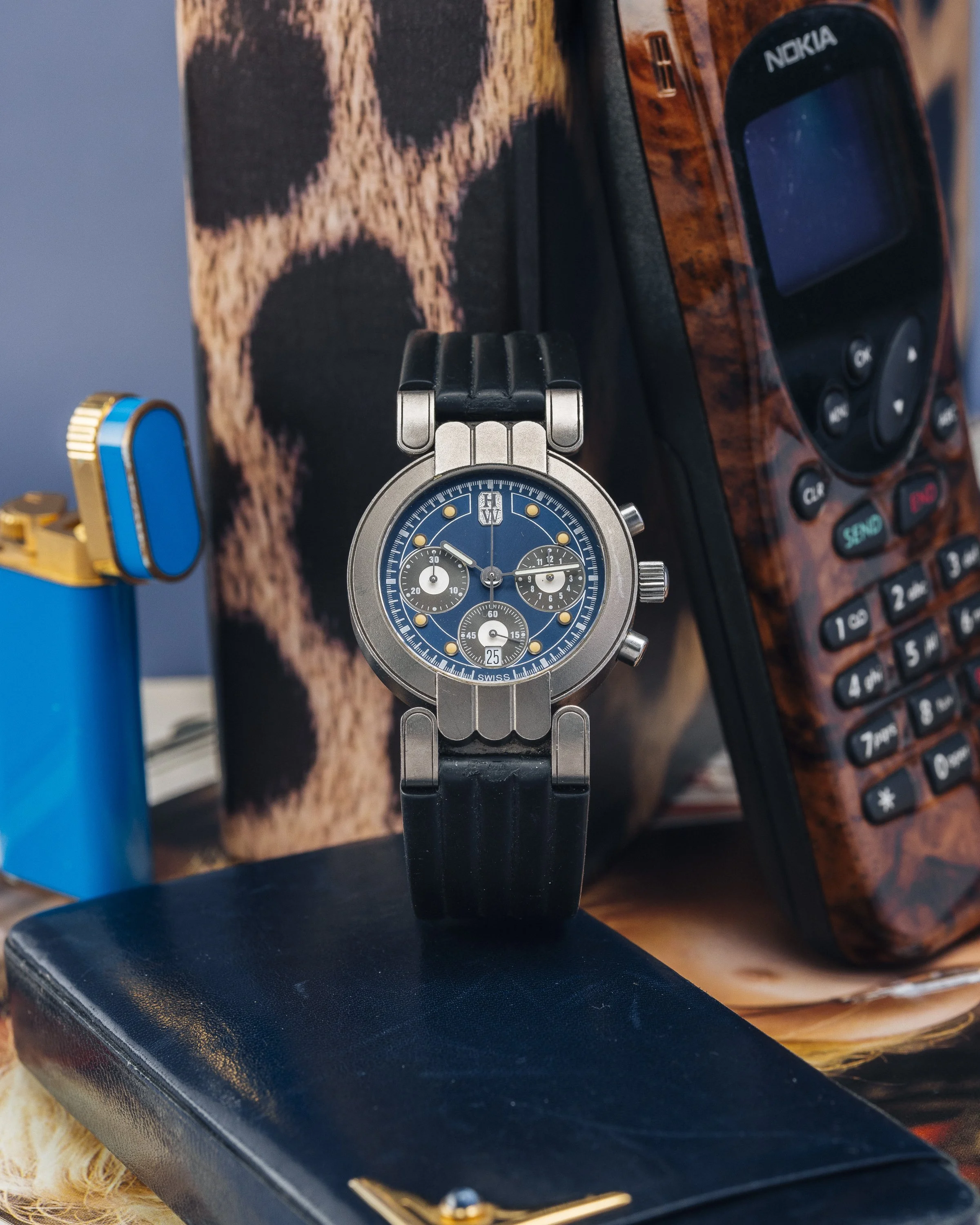 Harry Winston Premiere Titanium Quartz