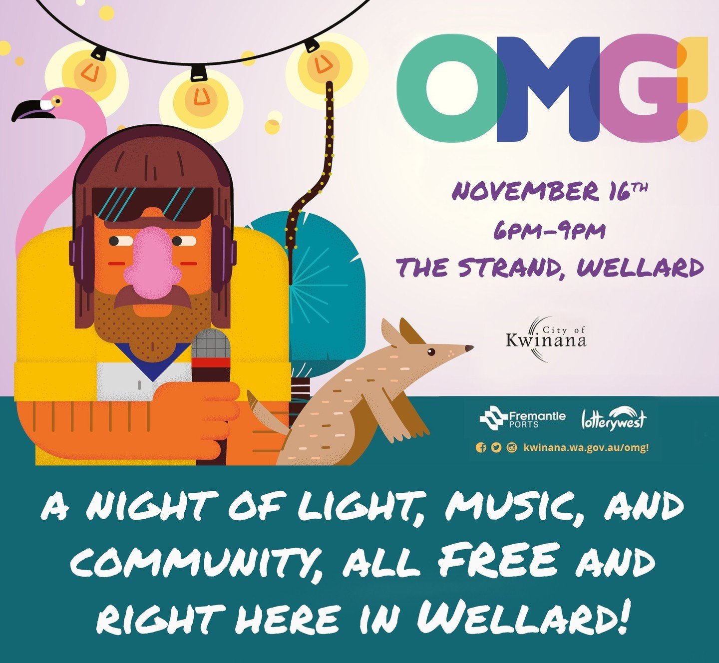 Wellard Street Festival &ndash; Free Family Event
When: Saturday, 16 November
Time: 6 PM - 9 PM
Where: The Strand, Wellard

OMG! 😲 Get ready for an unforgettable evening of FREE family fun at the Wellard Street Festival! 🎉✨

What&rsquo;s in store:

