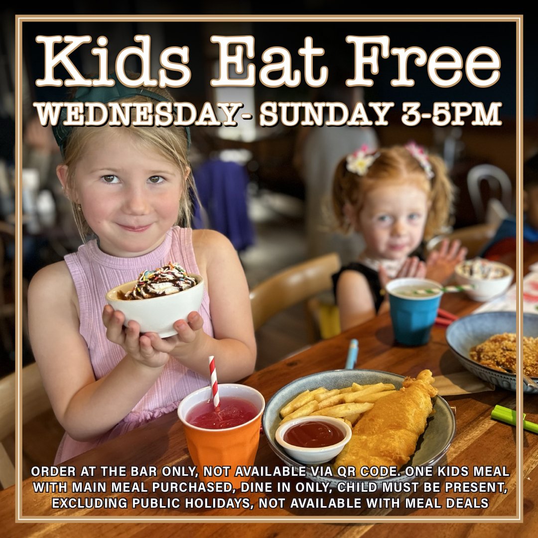 ✨ Kids Eat Free at Hybla! ✨

Families, we&rsquo;ve got something special for you! From Wednesday to Sunday, 3&ndash;5 PM, enjoy a free kids' meal with every main meal purchased.

Bring the little ones for an after-school bite or an early dinner treat