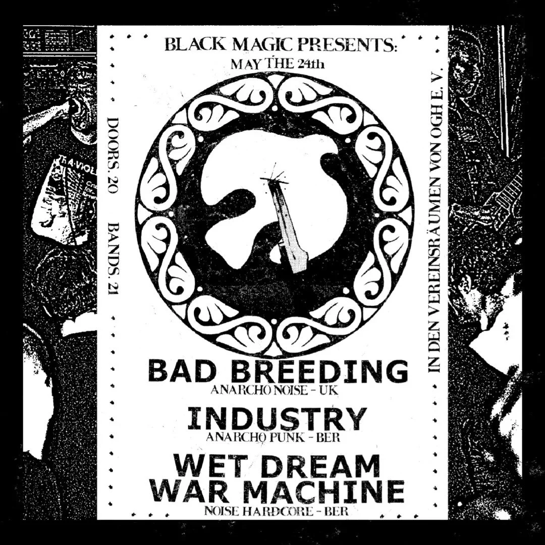 24th MAY 2025
@obergeschosshell 
TIX: NO PRE-SALES - DOOR ONLY

@badbreeding 
@industryinternational 
@wetdreamwarrrmachine 

POSTER: @nightmeeer 
MUSIC: @badbreeding