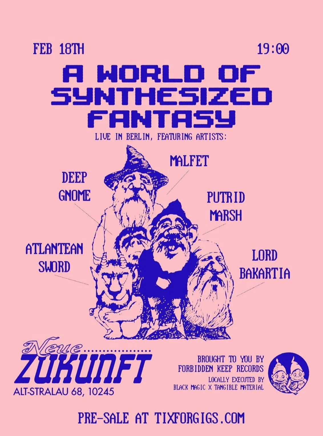 18th FEBRUARY
@zukunftstralau (Garage)
(Alt-Stralau 68, 10245 Berlin)
TIX: TIXFORGIGS.COM

A WORLD OF SYNTHESIZED FANTASY &mdash; LIVE IN BERLIN

A new realm emerges beyond the gate. Castles, caverns, forests, and submerged cities take shape through 
