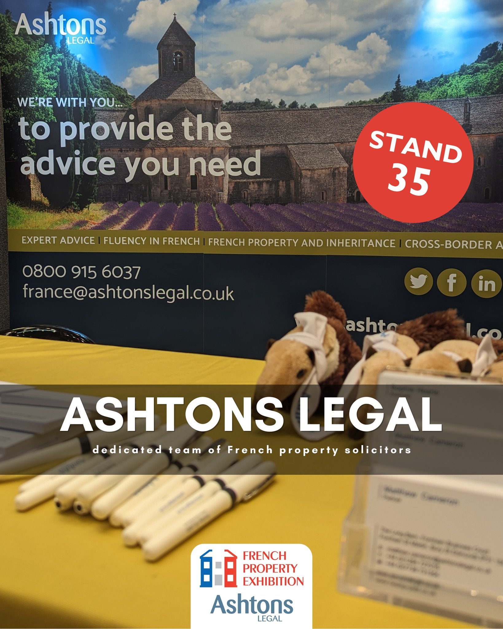 Before you fall in love with the view, make sure you understand the paperwork.

Buying in France comes with its own legal steps, timelines and obligations, and Ashtons Legal will be at the French Property Exhibition to help you get to grips with the 