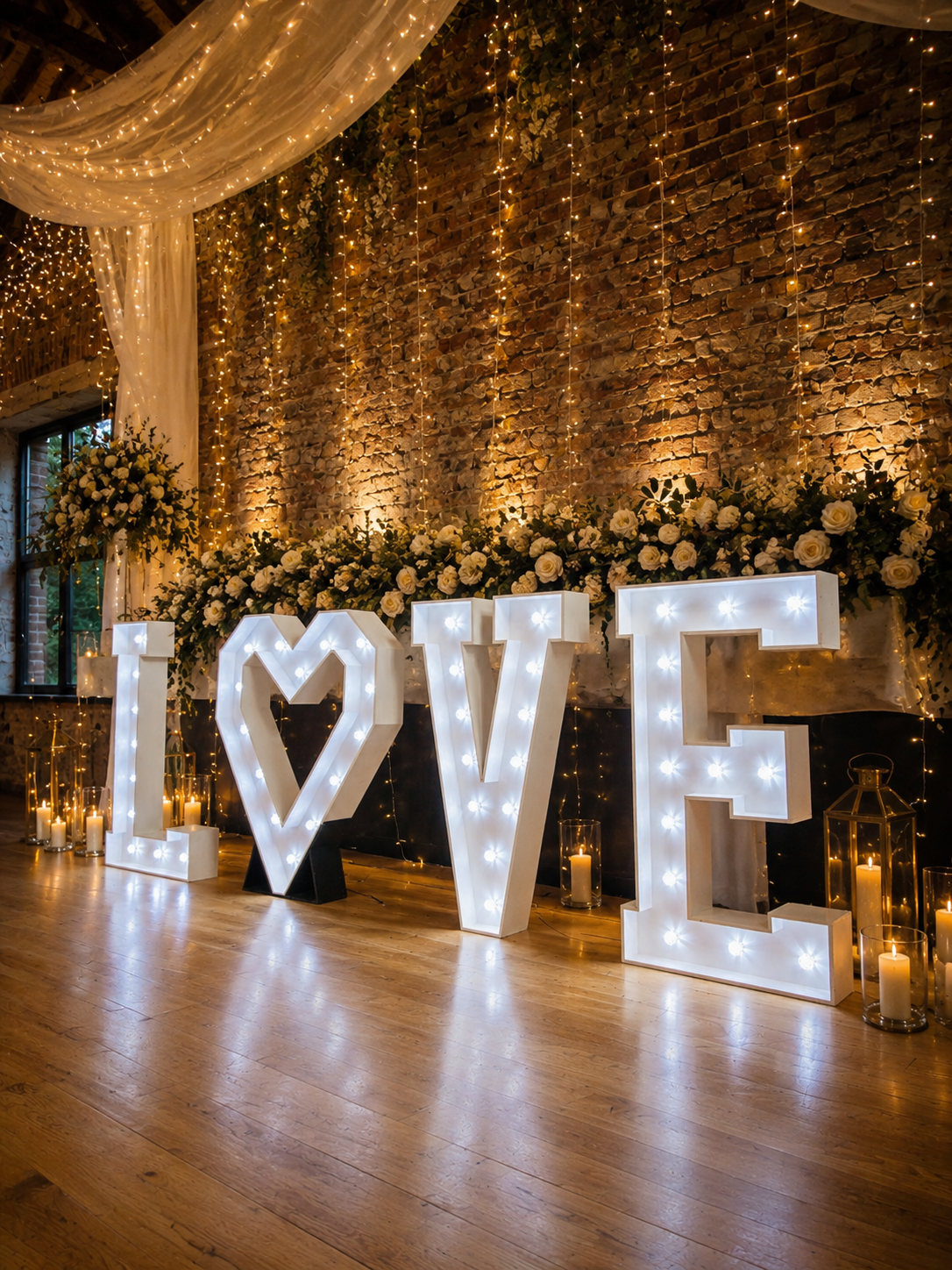 R&D Awards event with 4ft Light Up Letters for AstraZeneca in Cambridge
